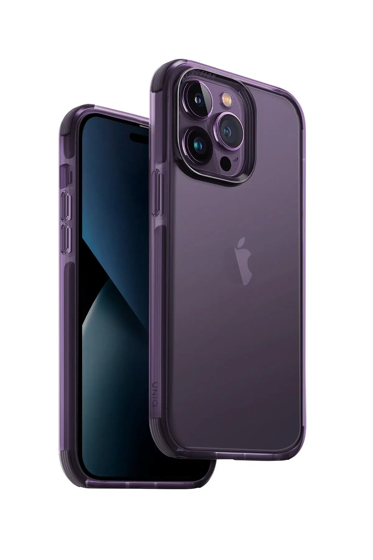 Uniq Apple iPhone 14 Pro Combat Kapak - Derin Mor