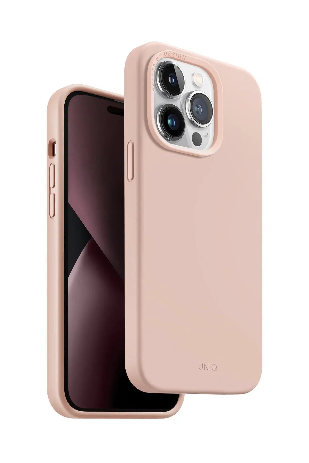 Uniq Apple iPhone 14 Pro Lino Hue Magsafe Kapak - Pembe