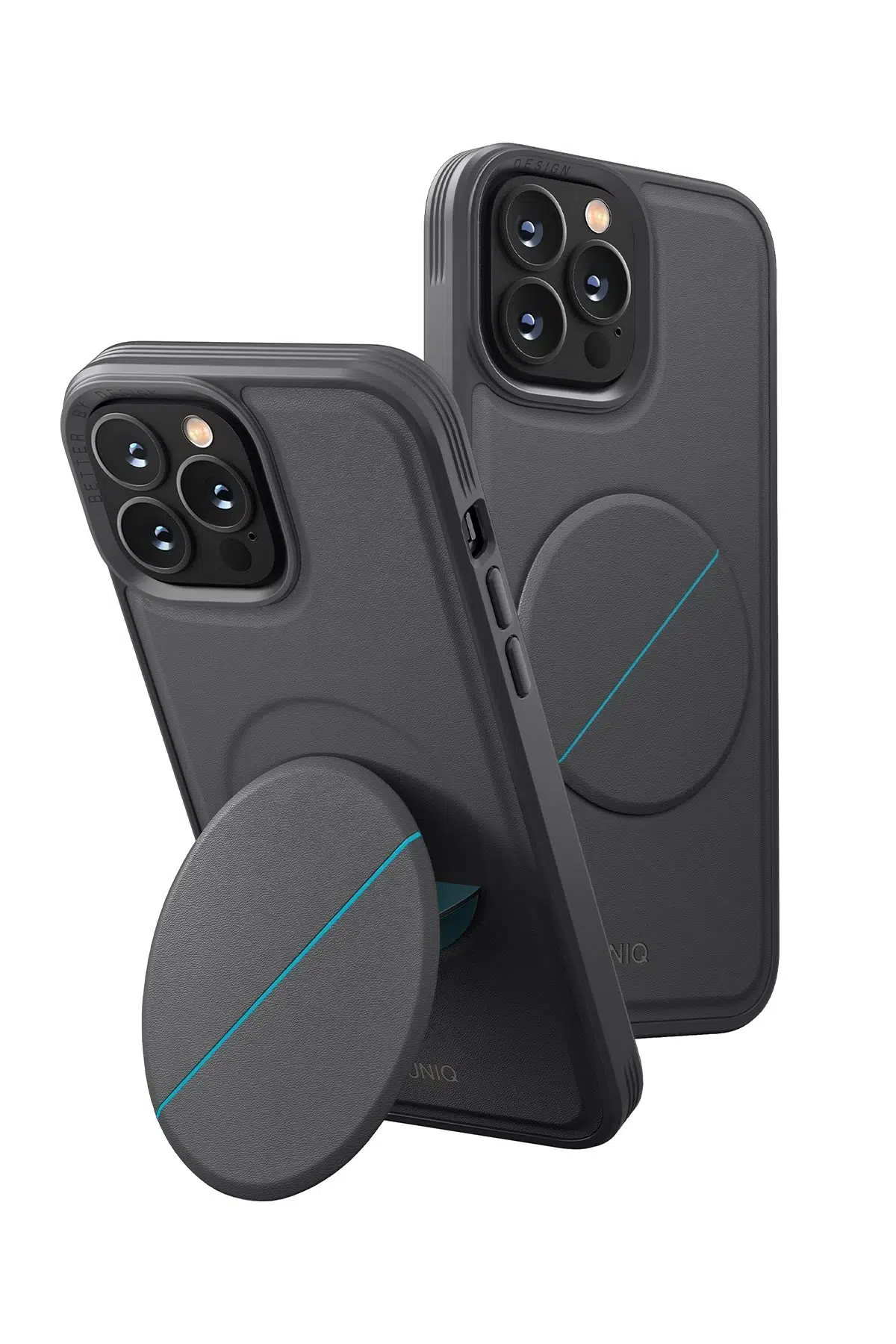 Uniq Apple iPhone 14 Pro Novo Standlı Kapak - Gri