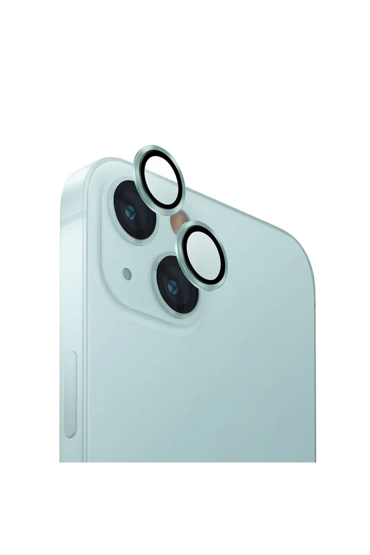 Uniq Apple iPhone 15 Optix Alüminyum Kamera Lens Koruyucu - Yeşil