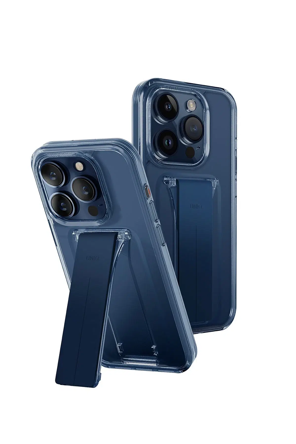 Uniq Apple iPhone 15 Pro Max Heldro Mount Standlı Kapak - Lacivert