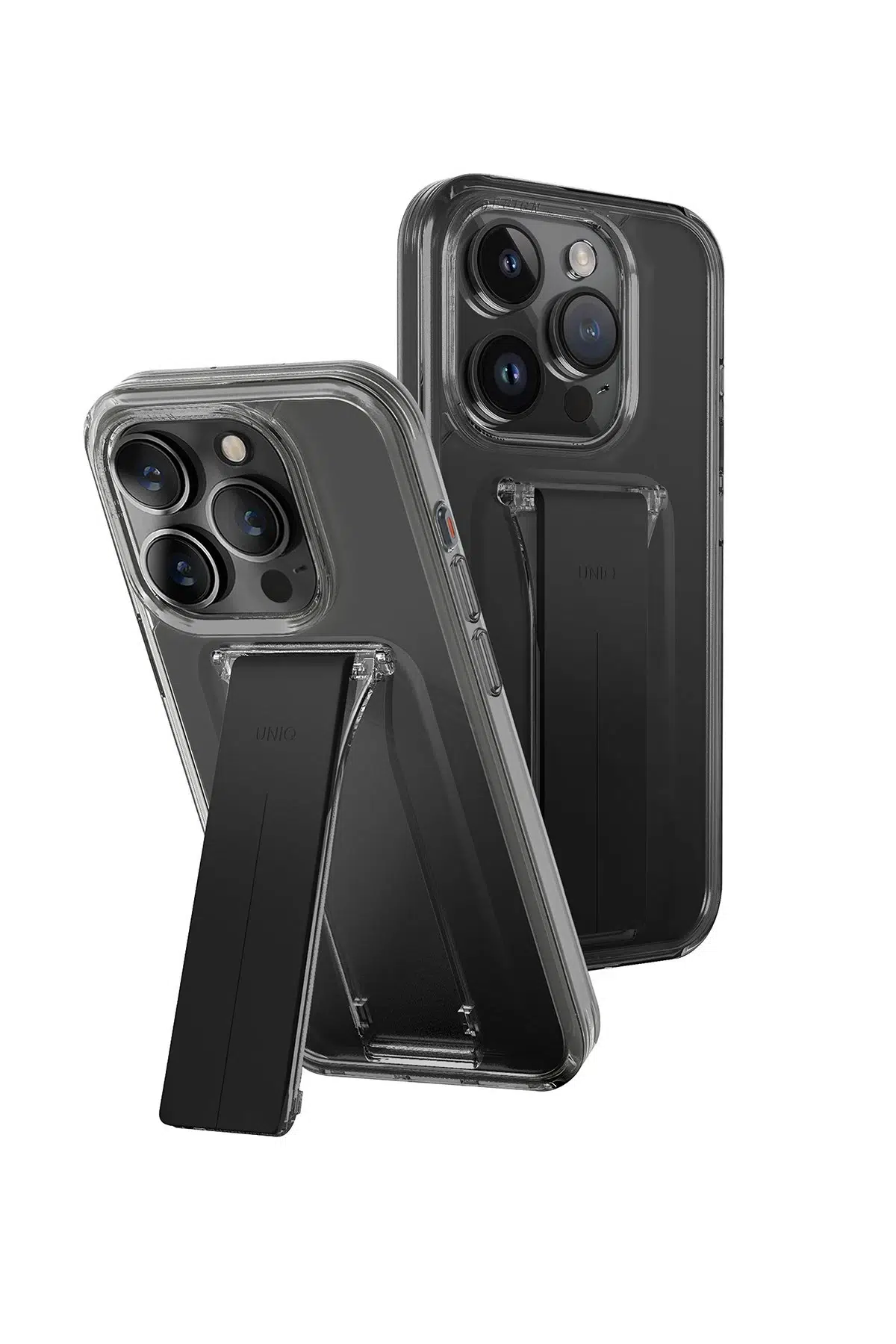 Uniq Apple iPhone 15 Pro Max Heldro Mount Standlı Kapak - Siyah