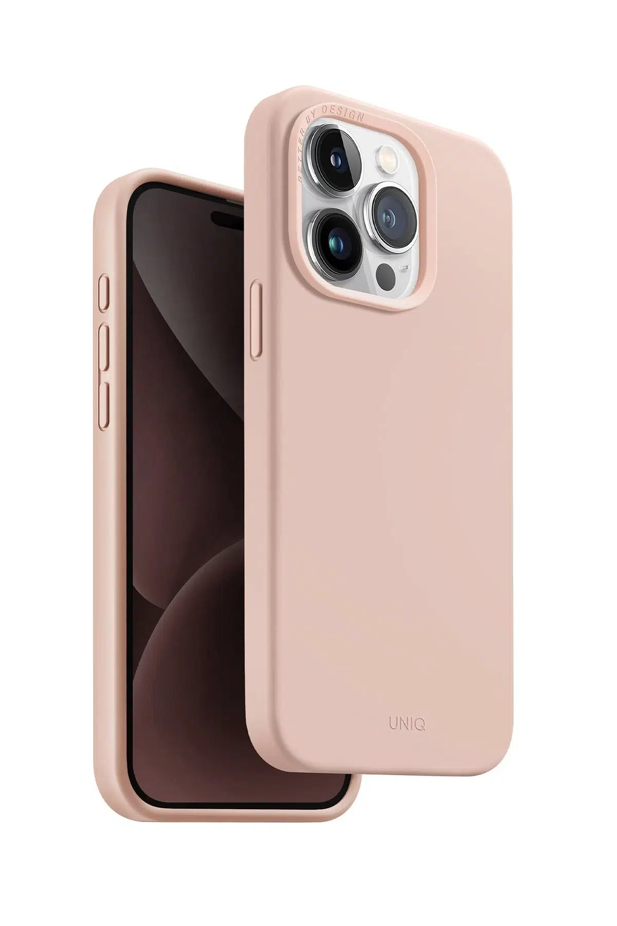 Uniq Apple iPhone 15 Pro Max Lino Hue Magsafe Kapak - Pembe