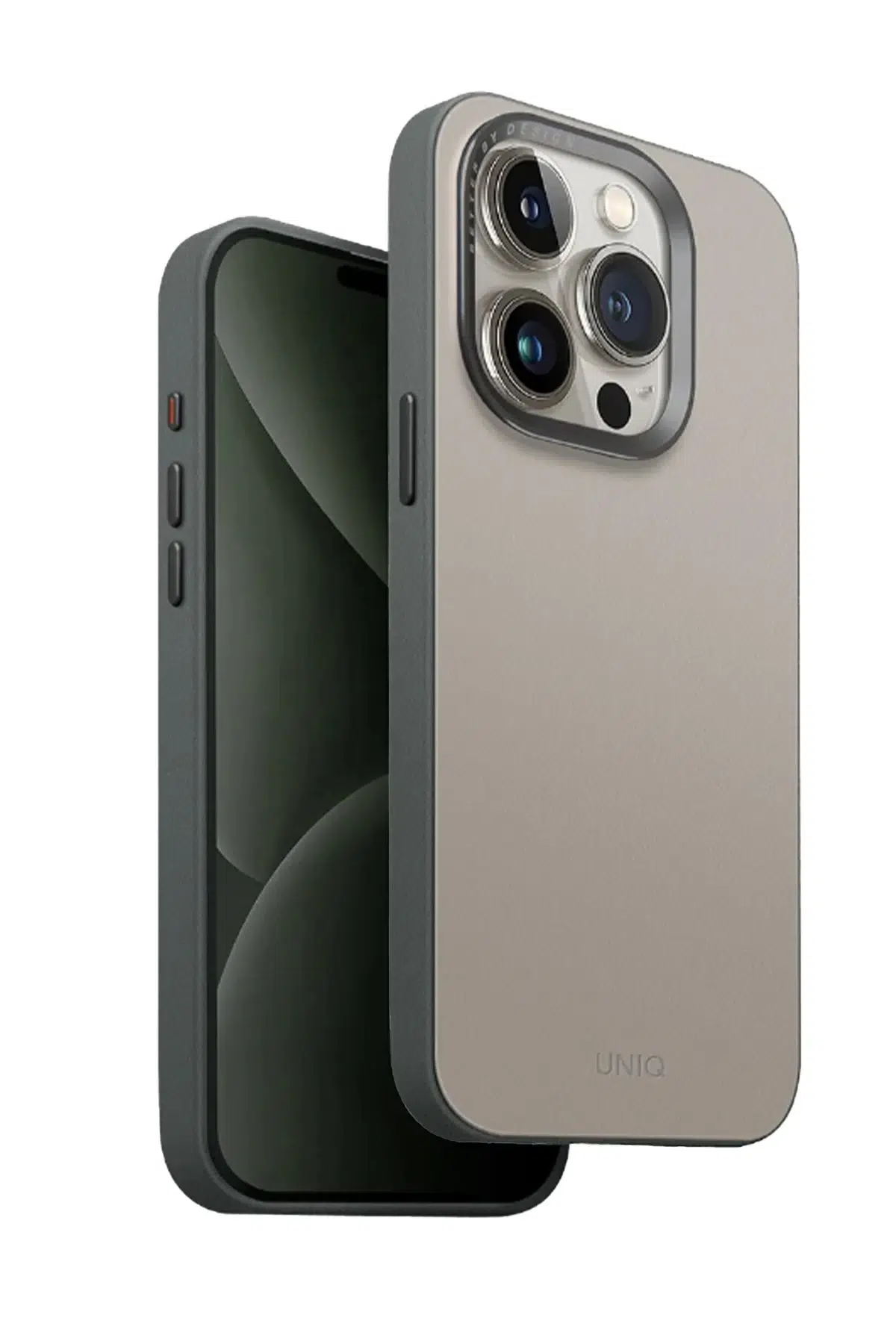 Uniq Apple iPhone 15 Pro Max Lyden DS Magsafe Kapak - Bej