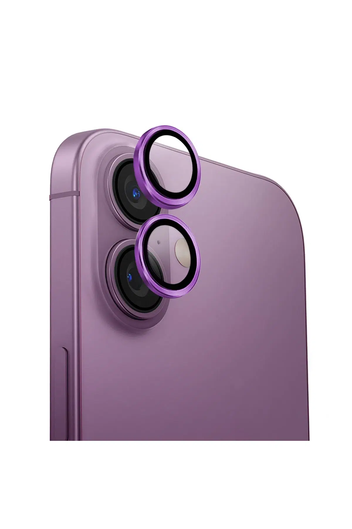Uniq Apple iPhone 16 Optix Alüminyum Kamera Lens Koruyucu - Pembe