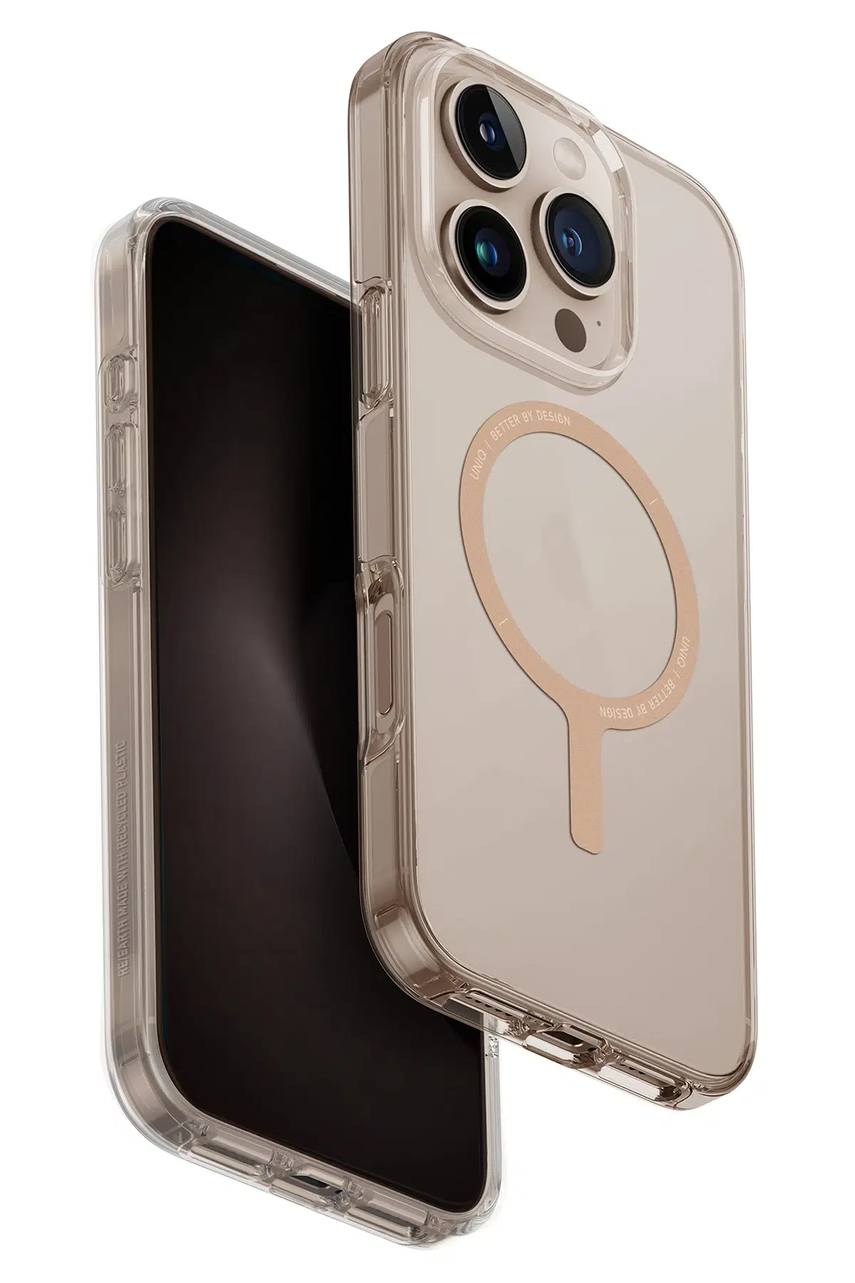 Uniq Apple iPhone 16 Pro Clario Magsafe Kapak - Gold