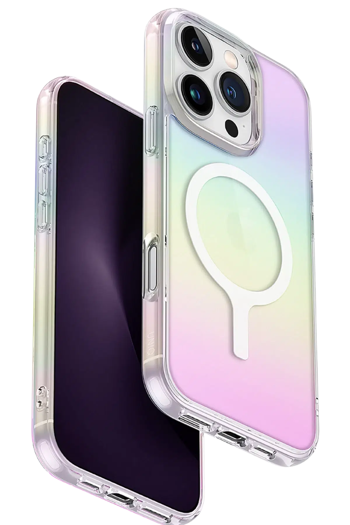 Uniq Apple iPhone 16 Pro Iridescia Magsafe Kapak - Rainbow