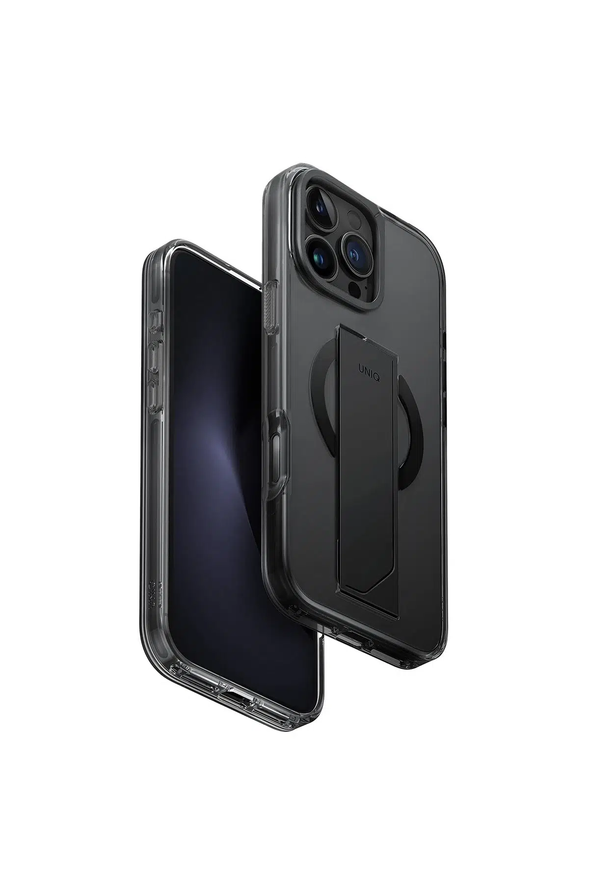 Uniq Apple iPhone 16 Pro Max Heldro Max Magsafe Standlı Kapak - Siyah