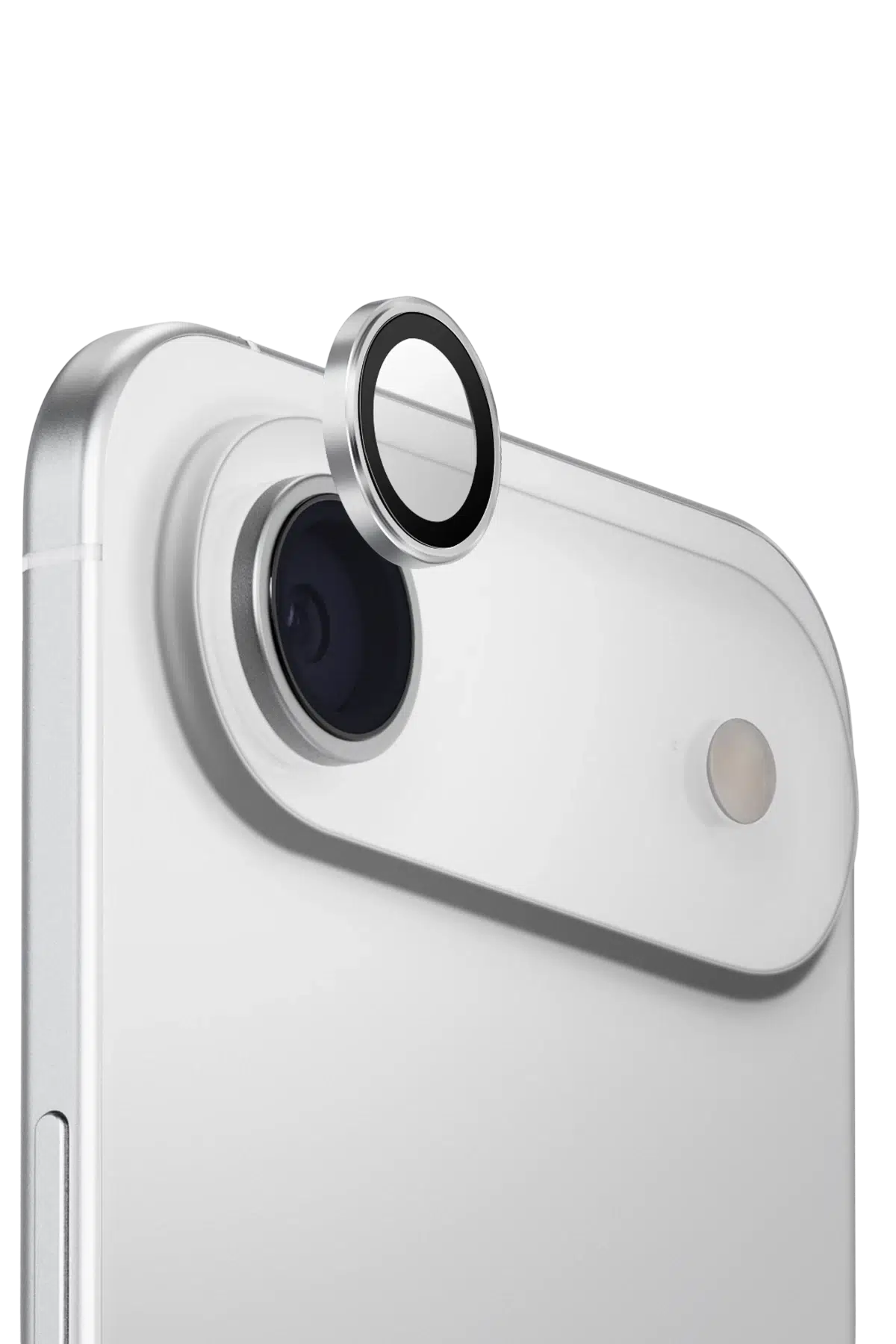 Uniq Apple iPhone 17 Air Optix Alüminyum Kamera Lens Koruyucu - Gümüş