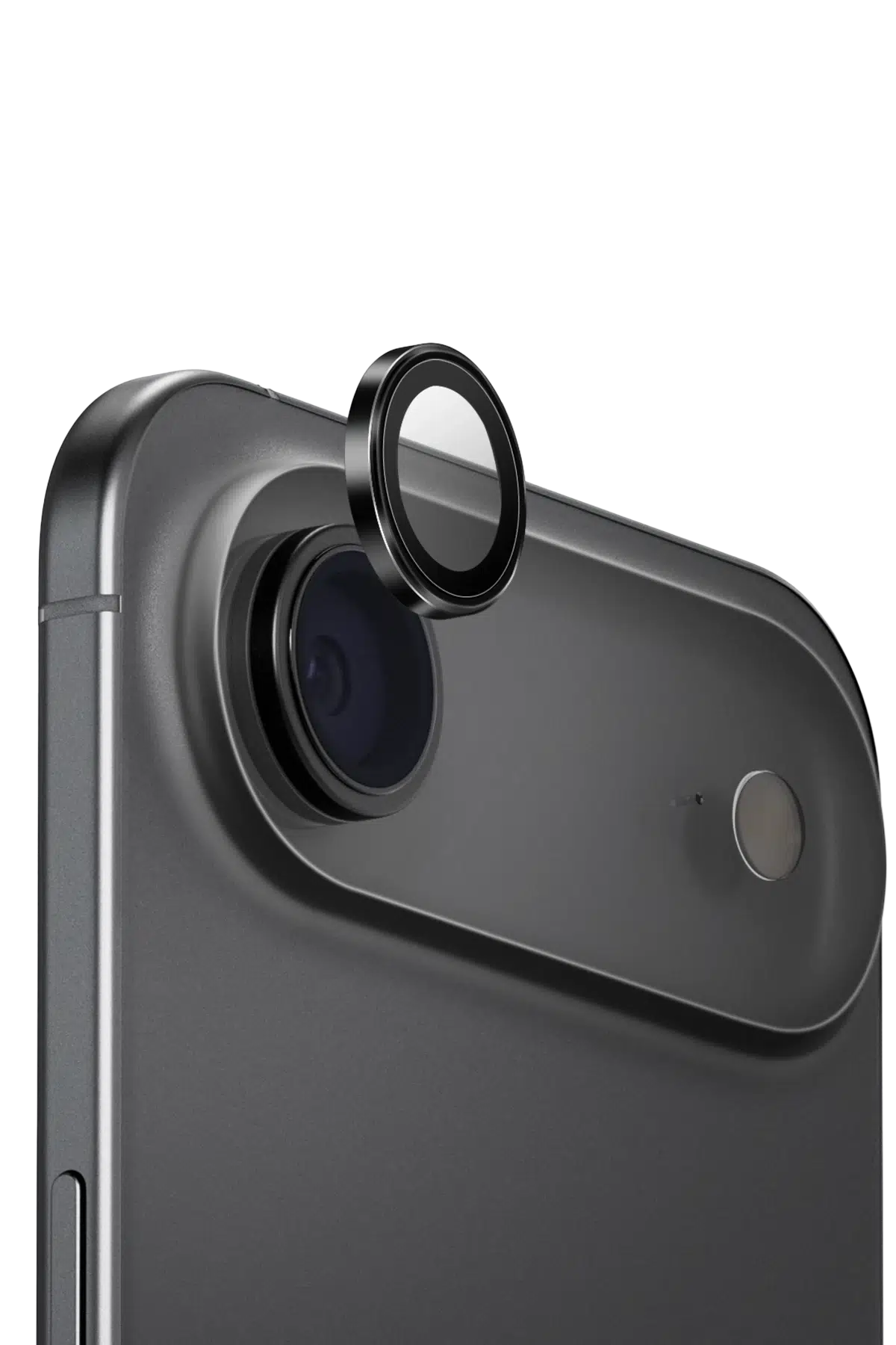 Uniq Apple iPhone 17 Air Optix Alüminyum Kamera Lens Koruyucu - Siyah