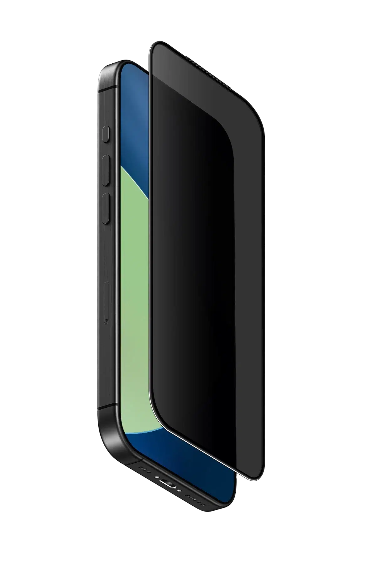 Uniq Apple iPhone 17 Pro Max Optix Xenon Nanocream Privacy Cam Ekran Koruyucu - Siyah