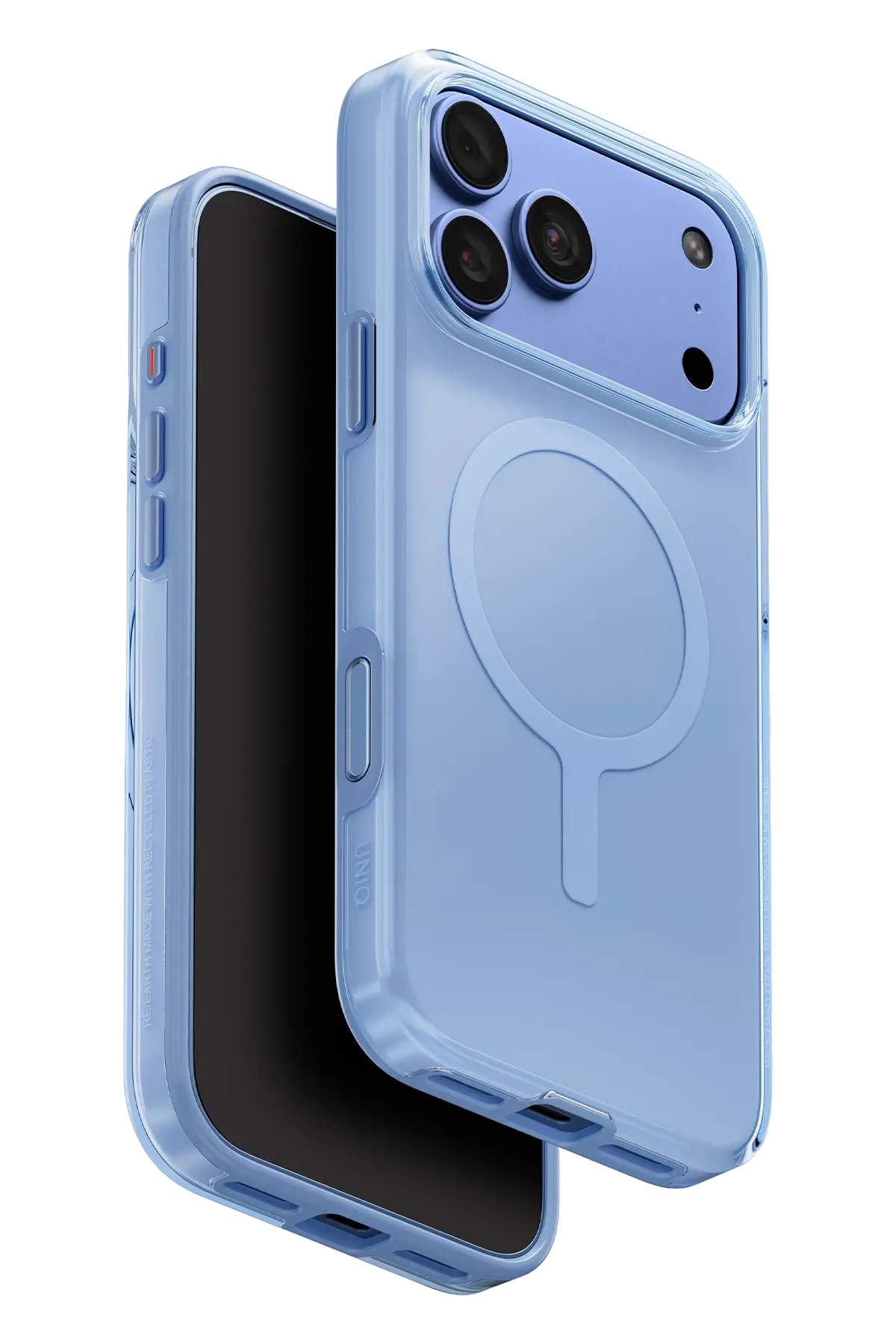 Uniq Apple iPhone 18 Pro Clario Magsafe Kapak - Açık Mavi