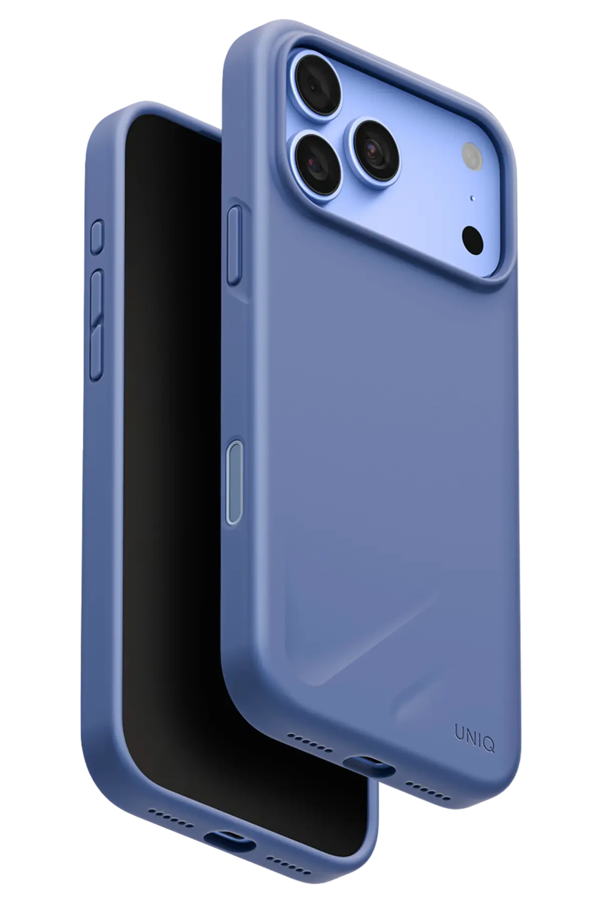 Uniq Apple iPhone 18 Pro Lino Hybrid Magsafe Kapak - Açık Mavi