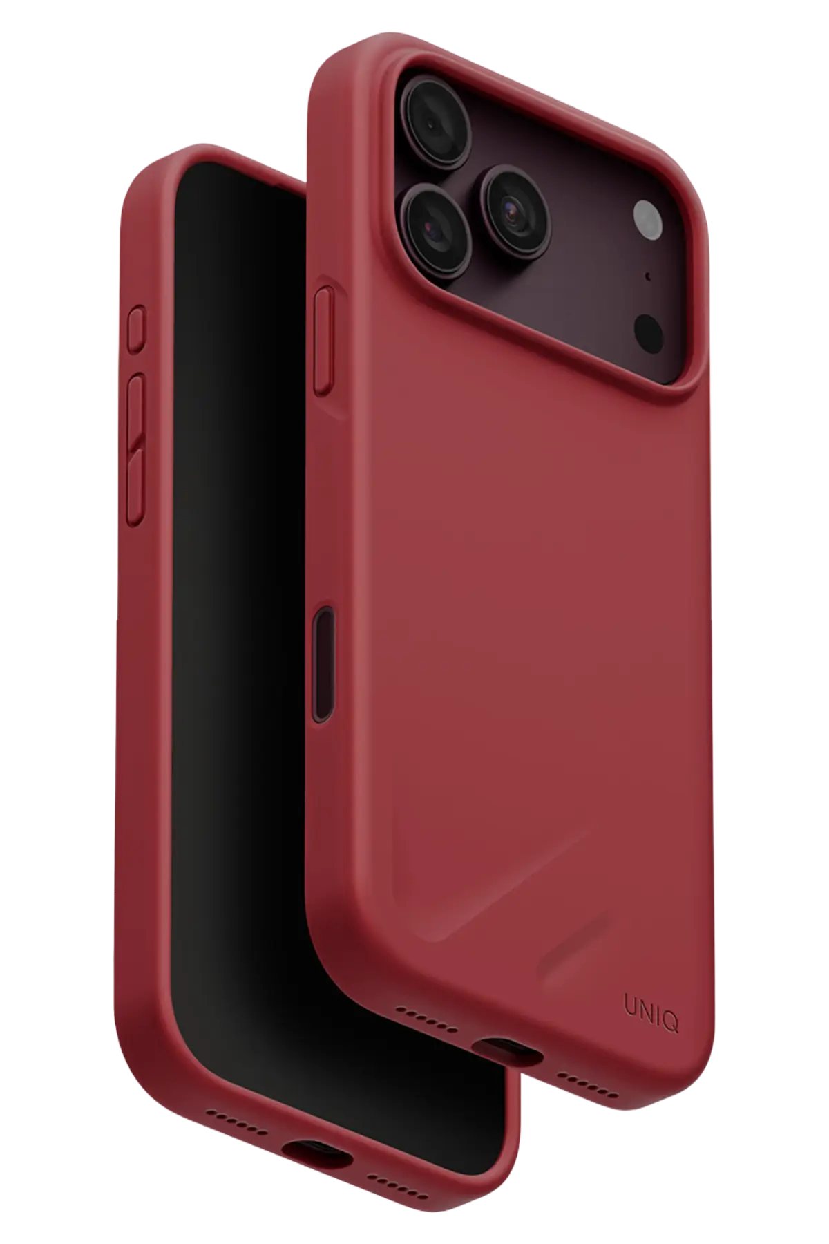 Uniq Apple iPhone 18 Pro Lino Hybrid Magsafe Kapak - Bordo