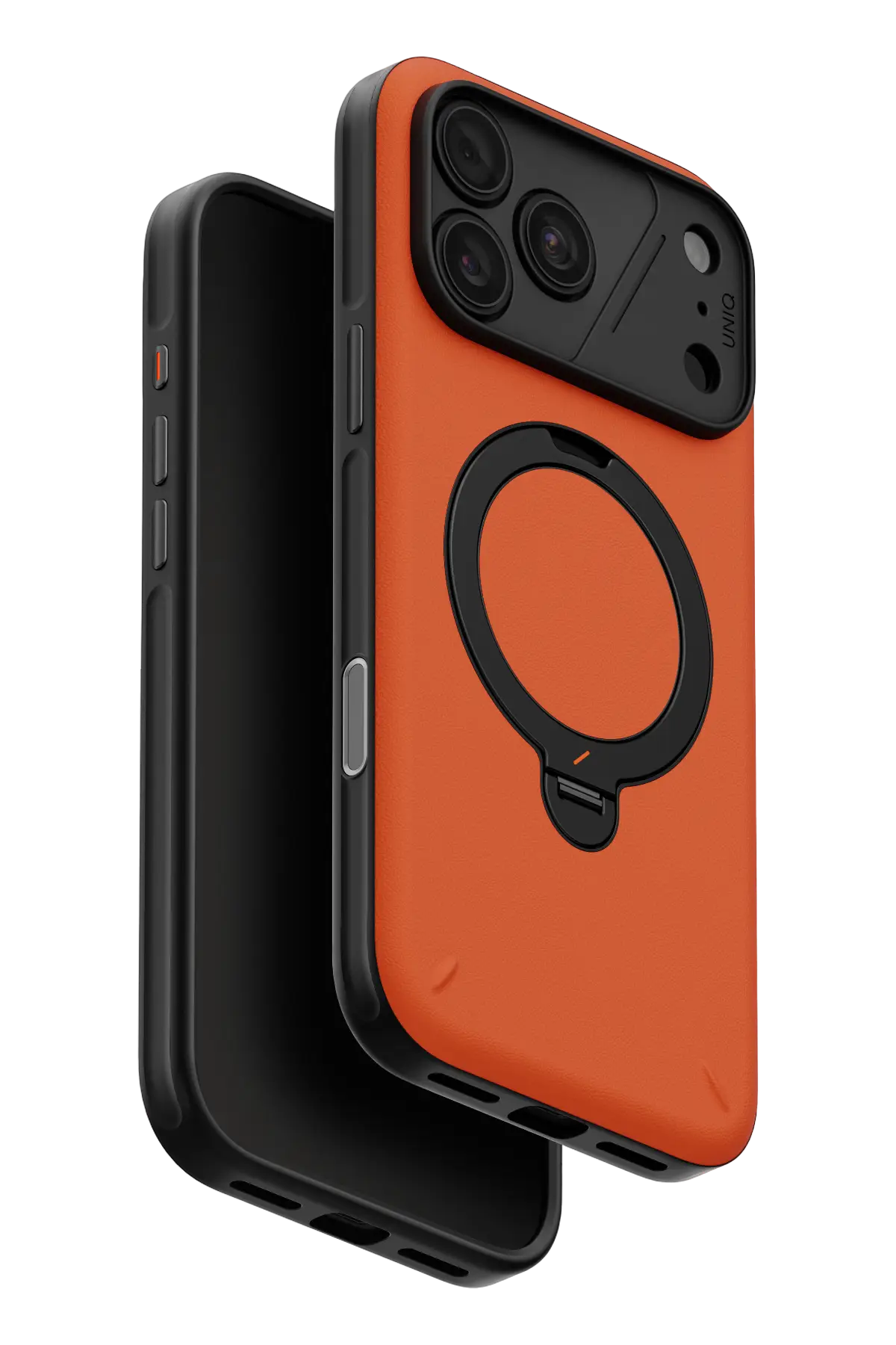 Uniq Apple iPhone 18 Pro Max/17 Pro Max Elix Rotating Kickstand Kapak - Turuncu