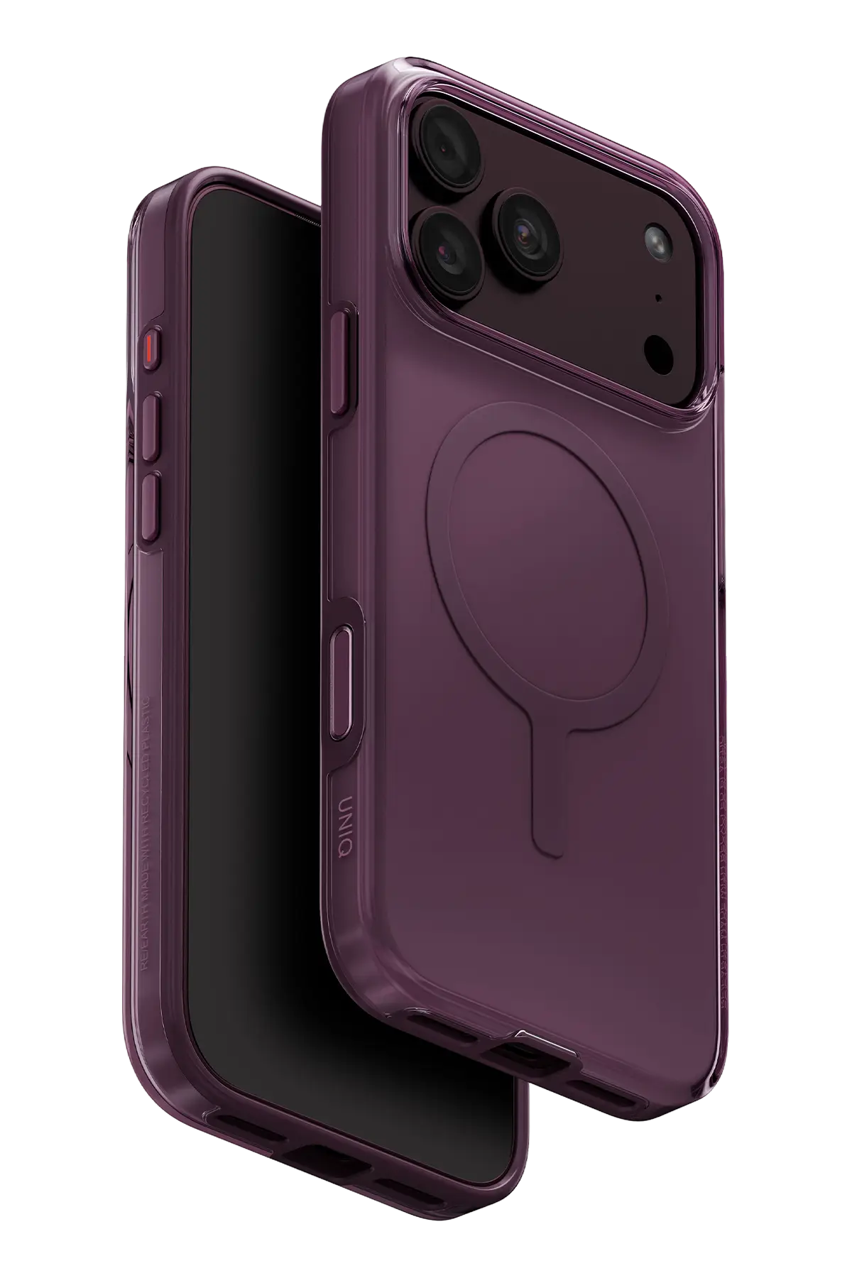 Uniq Apple iPhone 18 Pro Max Clario Magsafe Kapak - Bordo