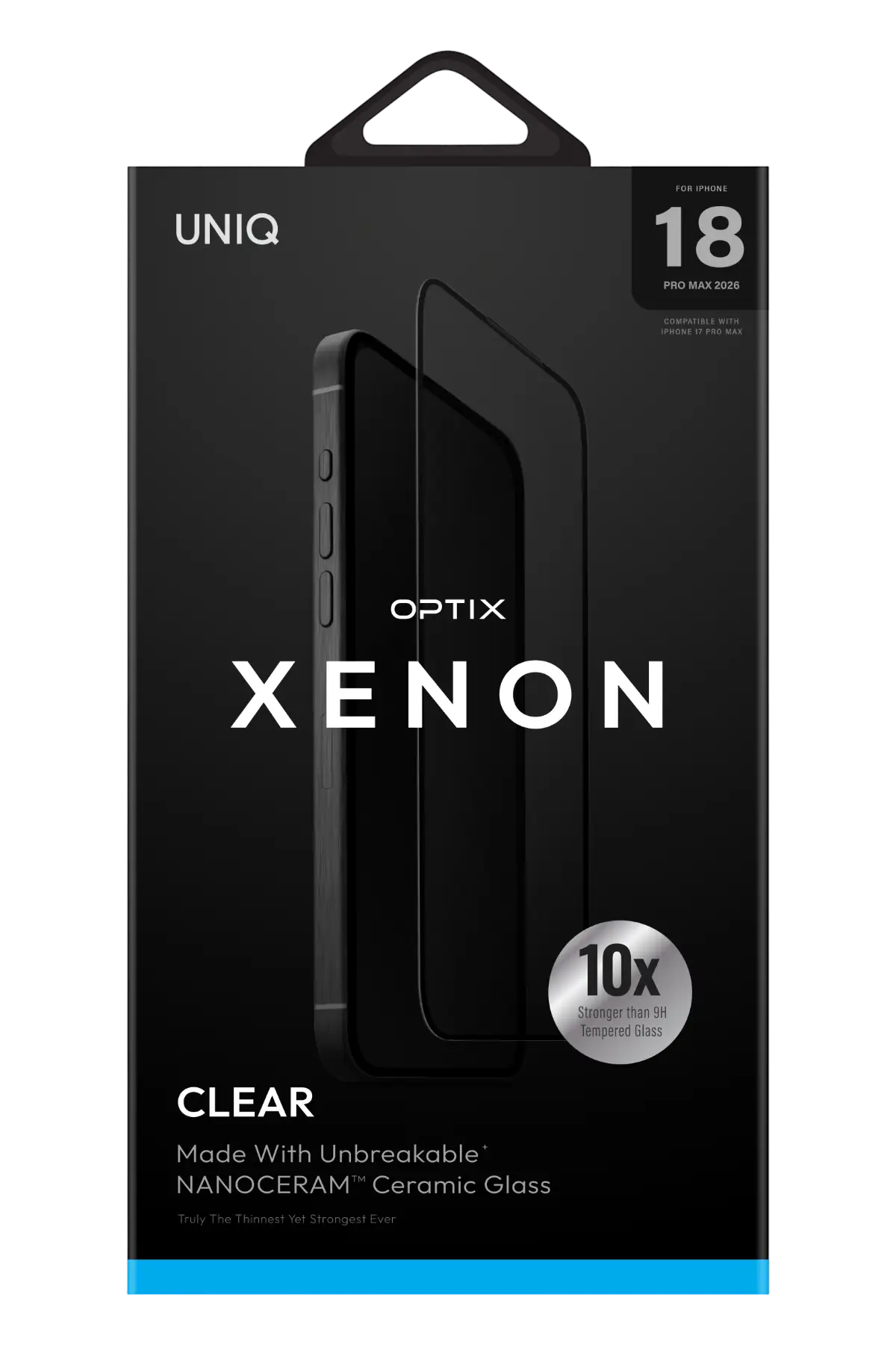 Uniq Apple iPhone 18 Pro Max Optix Xenon Nanocream Cam Ekran Koruyucu