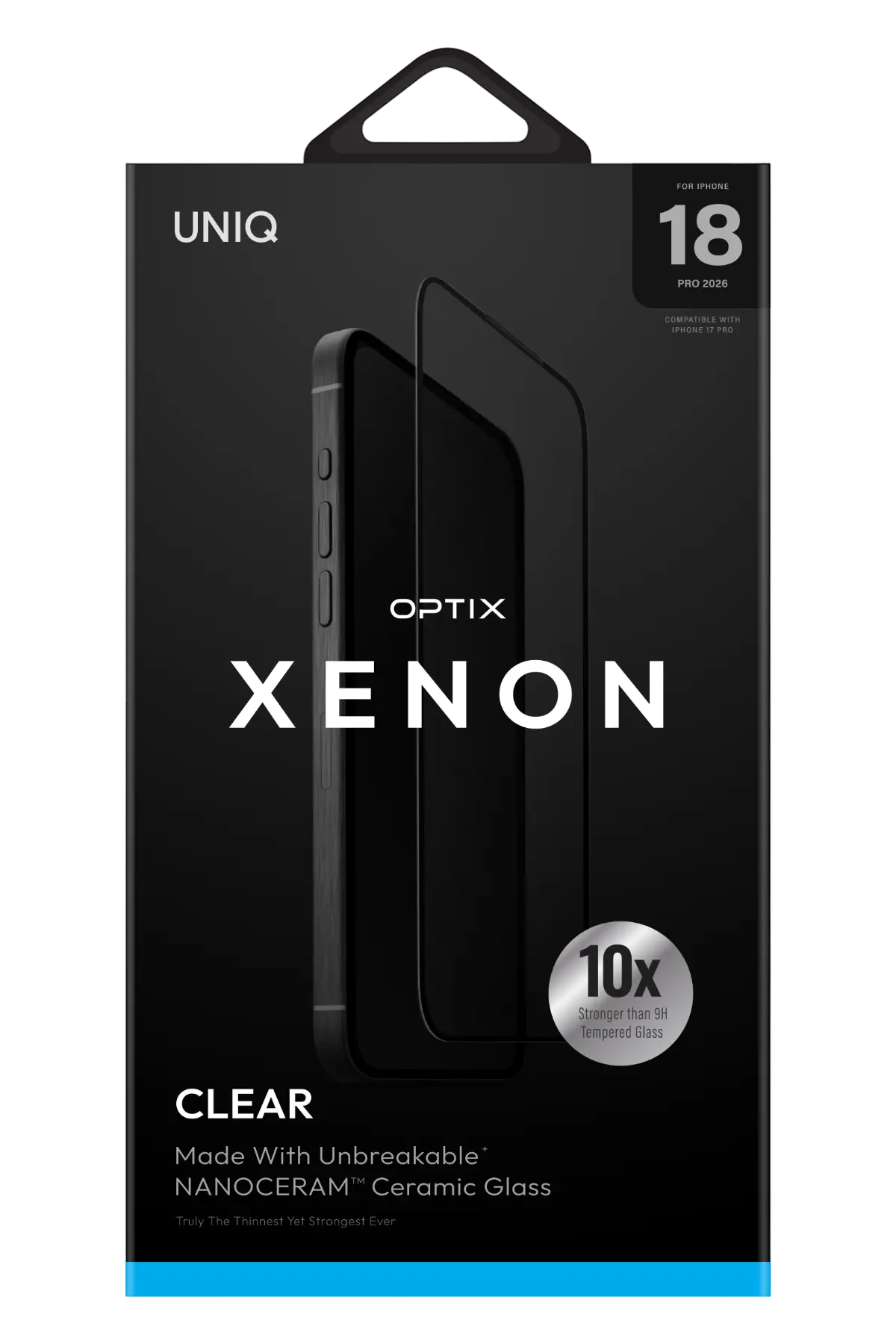 Uniq Apple iPhone 18 Pro Optix Xenon Nanocream Cam Ekran Koruyucu - Şeffaf