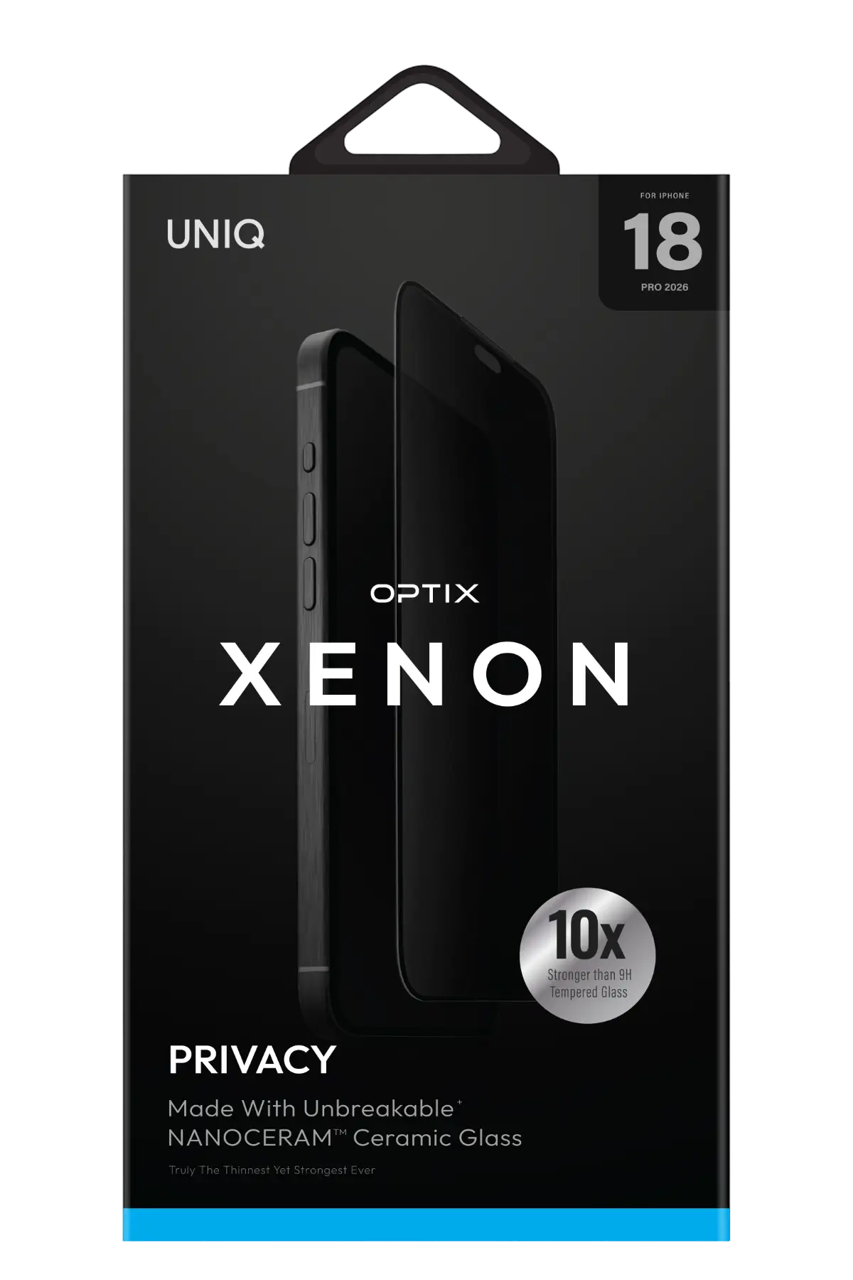 Uniq Apple iPhone 18 Pro Optix Xenon Nanocream Privacy Cam Ekran Koruyucu