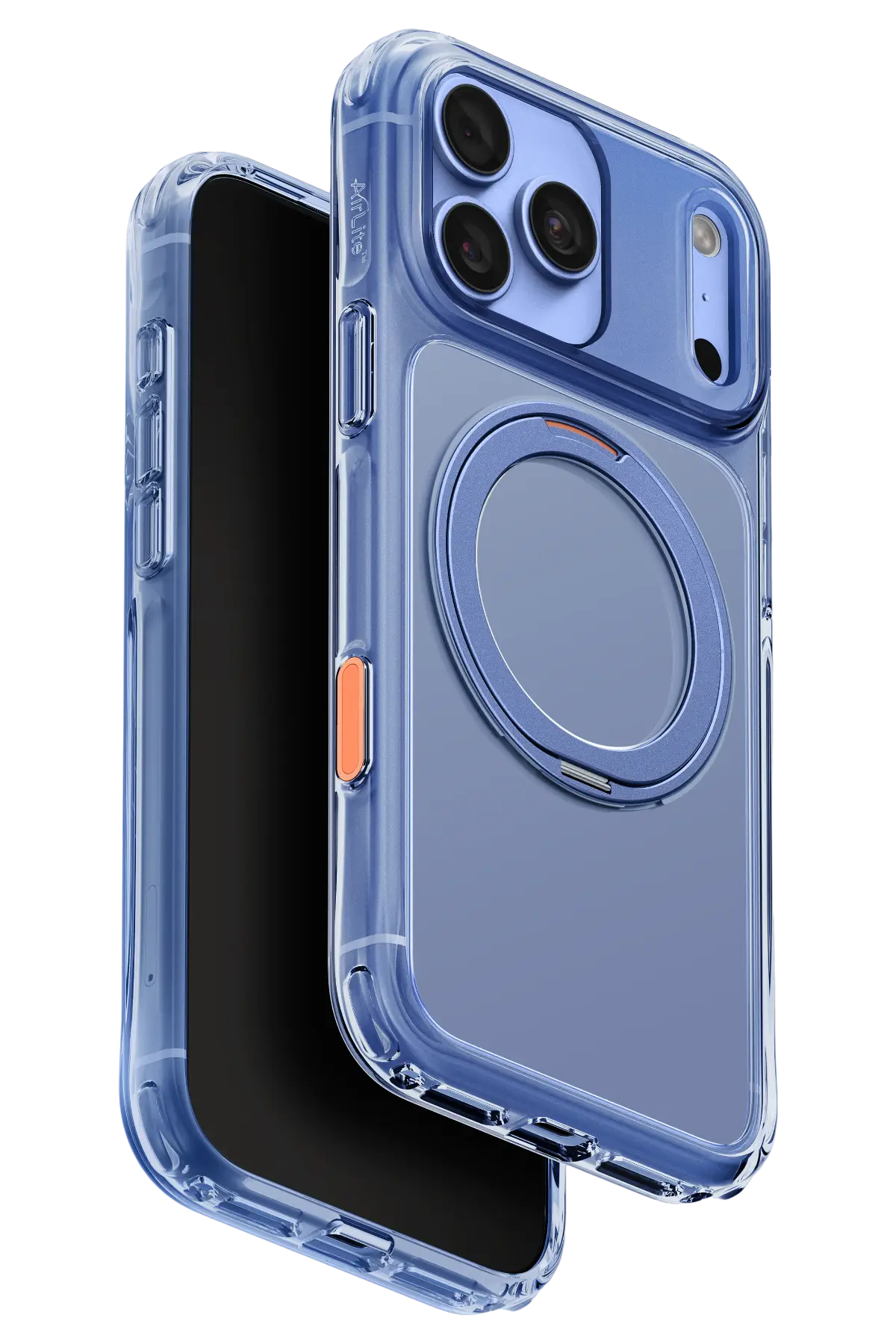Uniq Apple iPhone 18 Pro Swivix Rotating Kickstand Kapak - Açık Mavi
