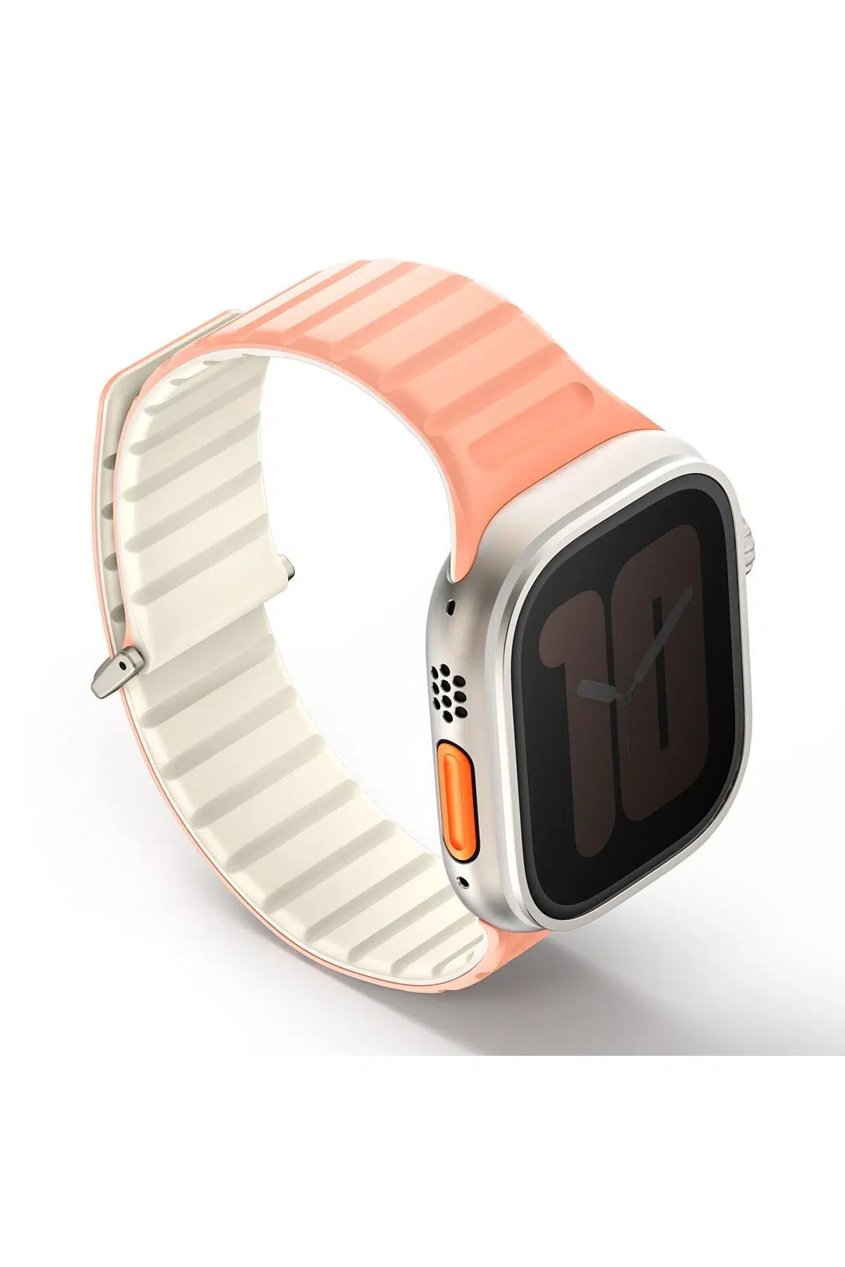 Uniq Apple Watch 41mm Revix Evo Reversible Manyetik Kordon - Pembe-Bej