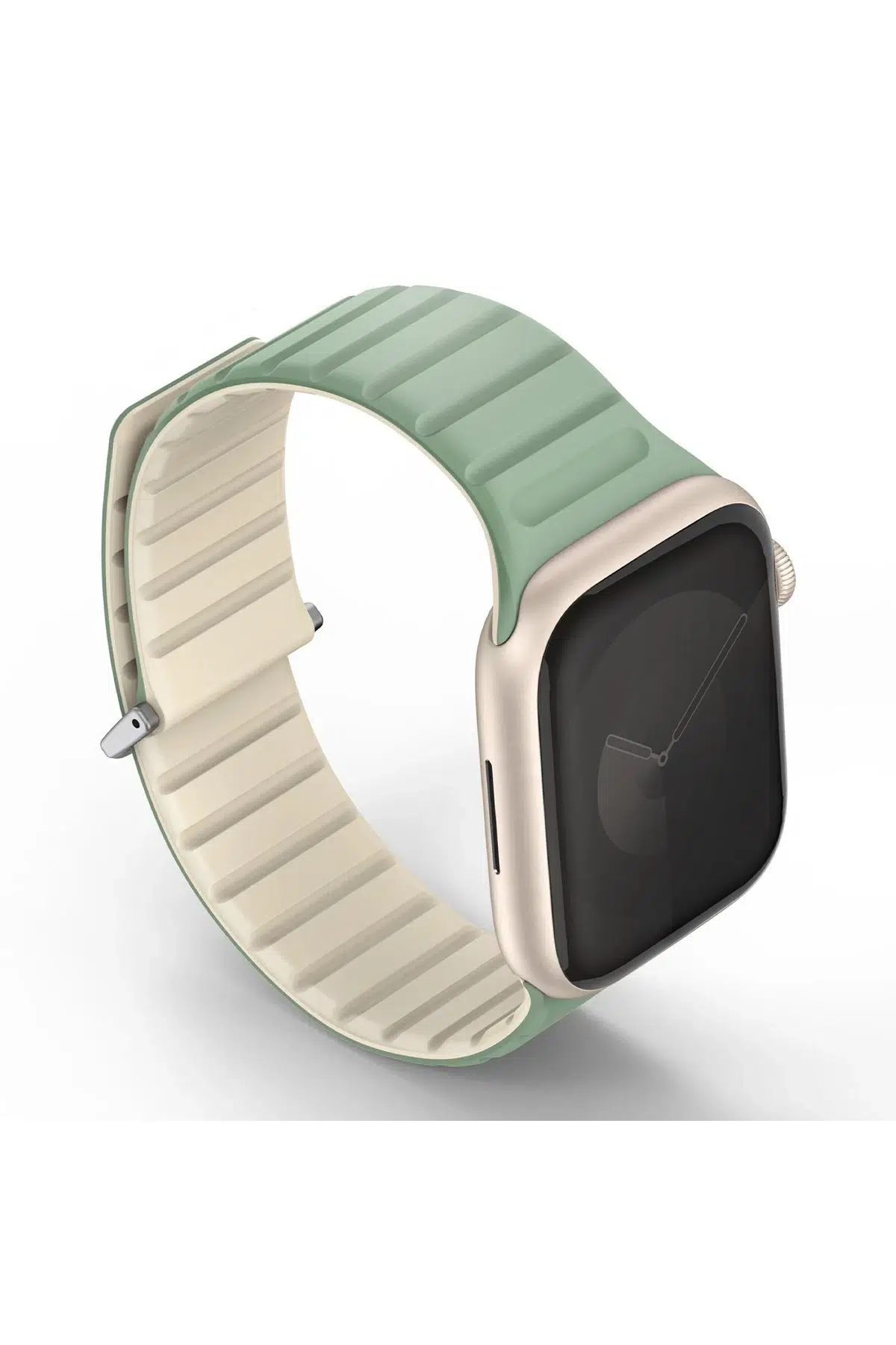 Uniq Apple Watch 41mm Revix Evo Reversible Manyetik Kordon - Yeşil-Bej