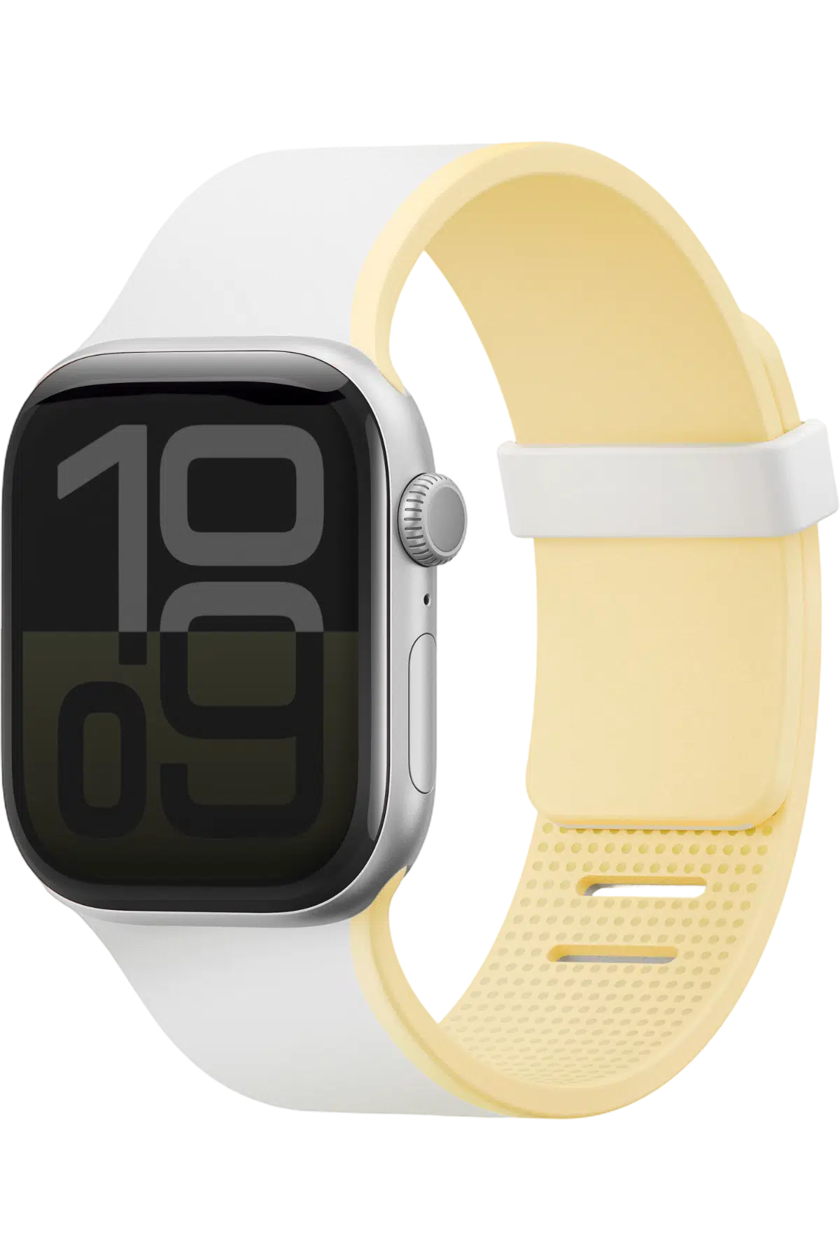 Uniq Apple Watch 41mm Revix IV Reversible Manyetik Kordon - Sarı-Bej