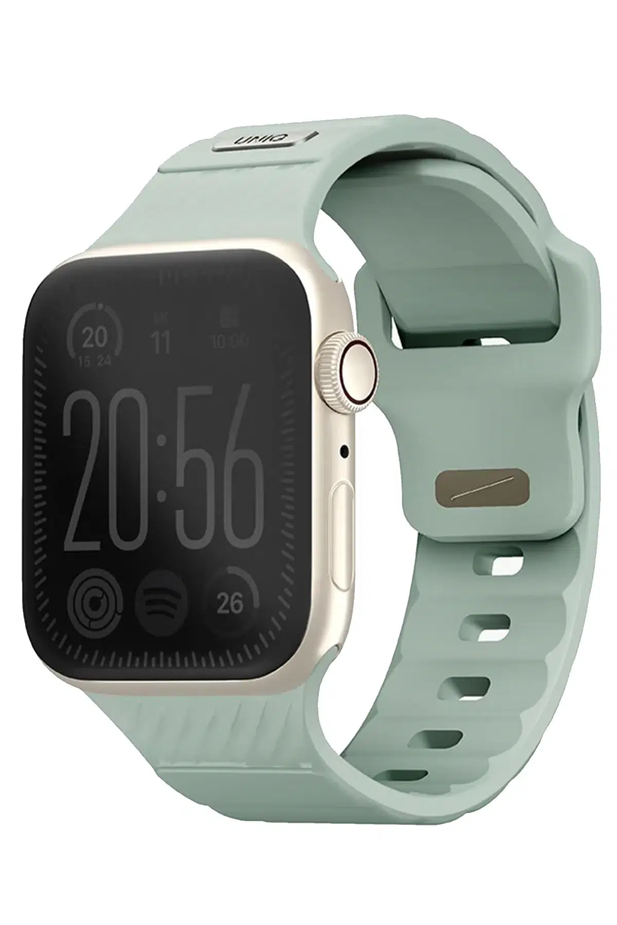 Uniq Apple Watch 41mm Stride FKM Silikon Kordon - Açık Yeşil