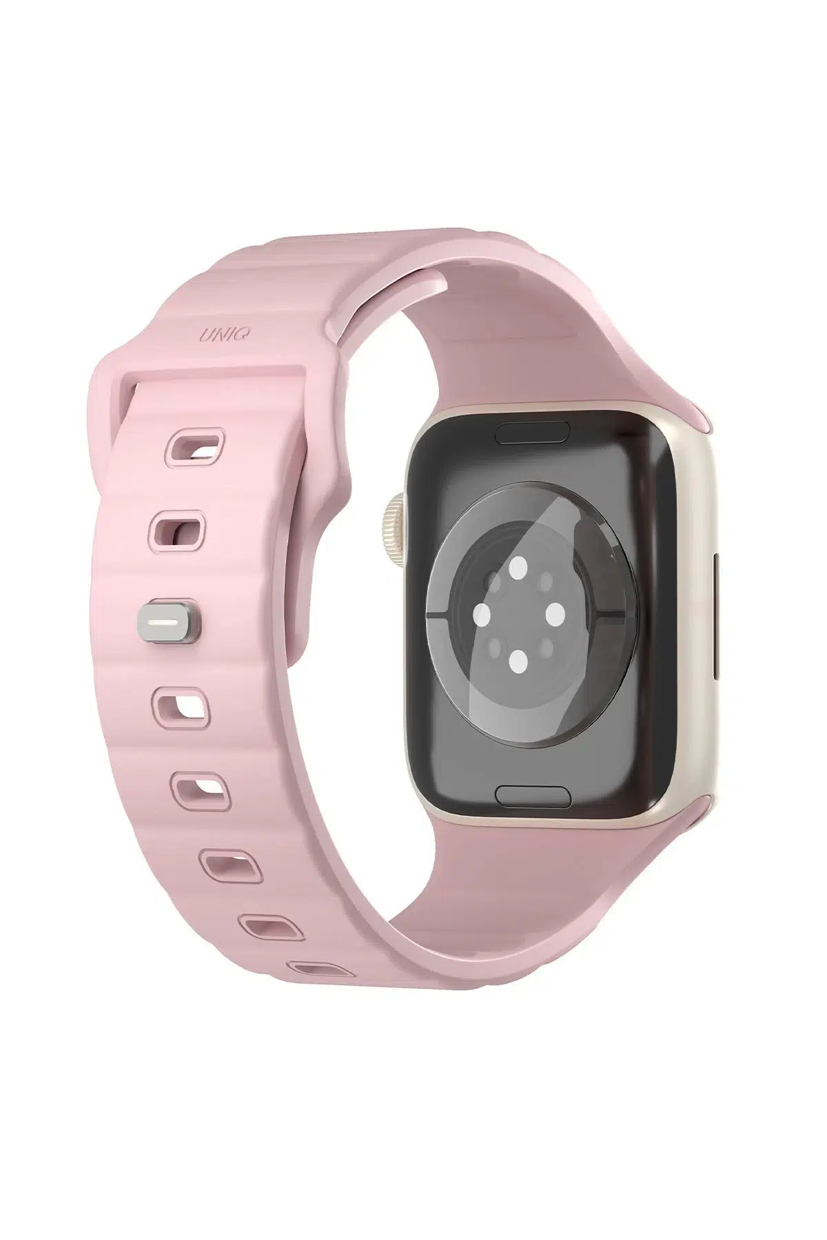Uniq Apple Watch 41mm Stride FKM Silikon Kordon - Pembe