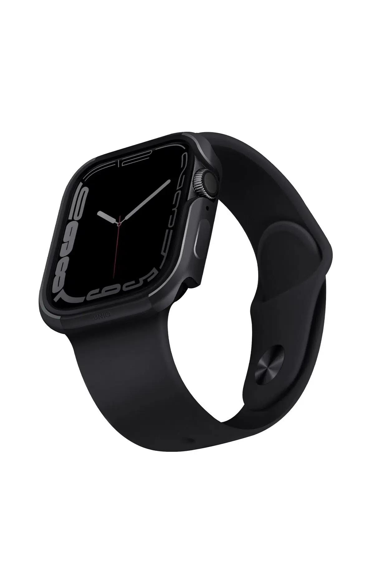 Uniq Apple Watch 45mm Valencia Saat Kasa Koruyucu - Siyah