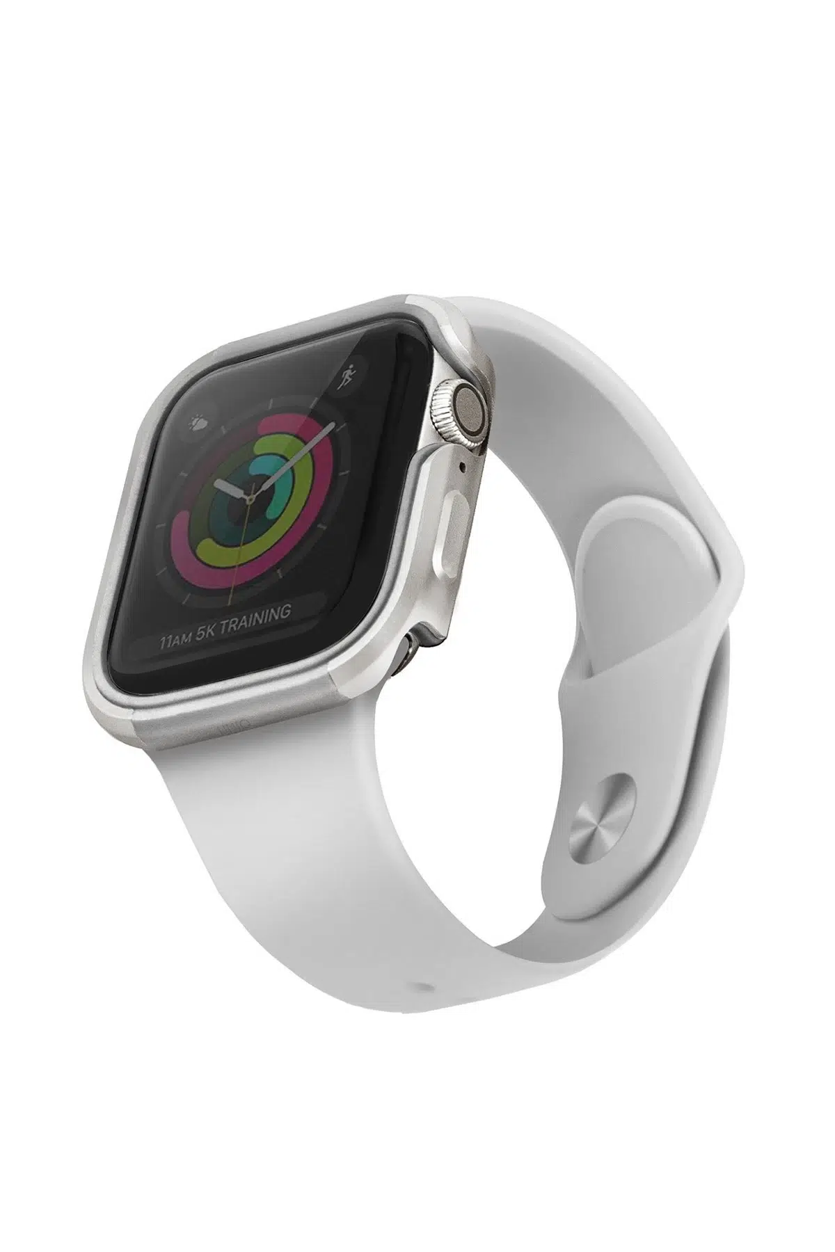 Uniq Apple Watch 46mm Valencia Saat Kasa Koruyucu - Gümüş