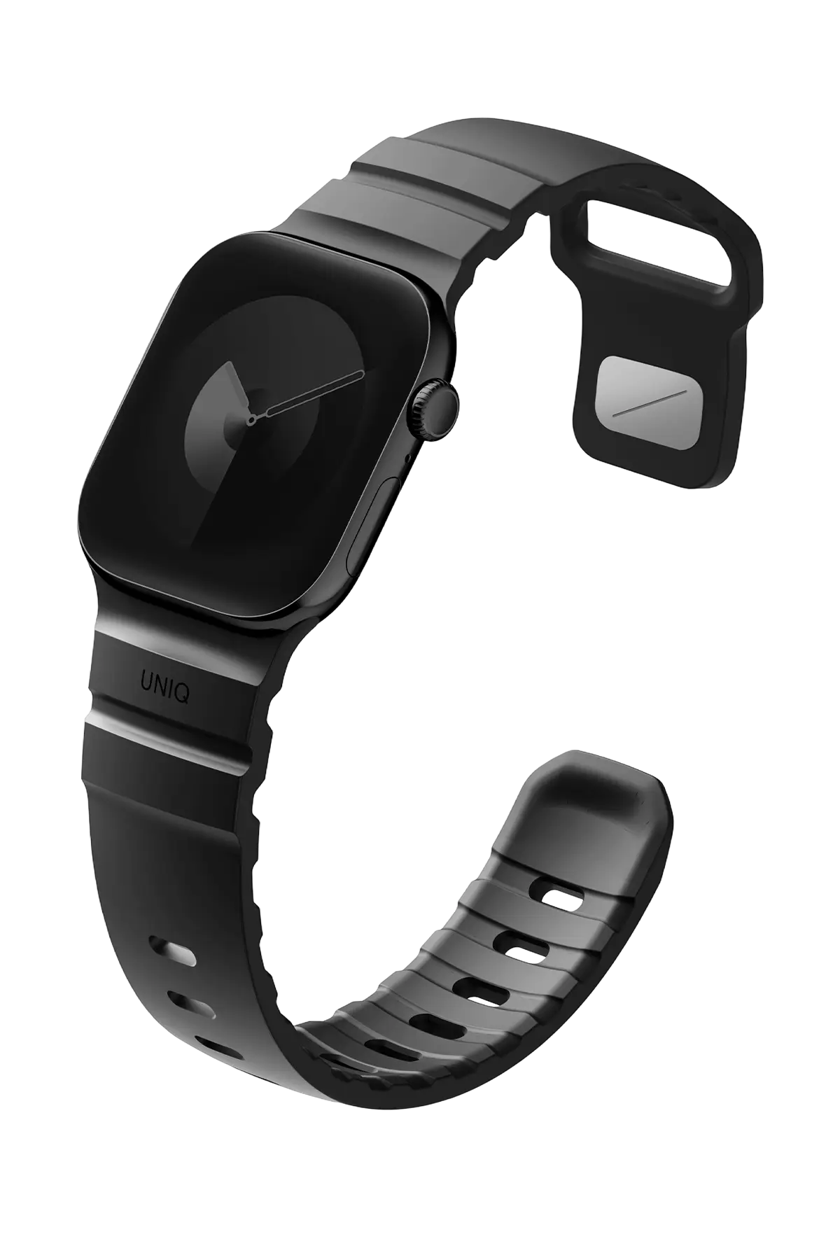 Uniq Apple Watch Ultra 41mm Alton Silikon Kordon - Siyah