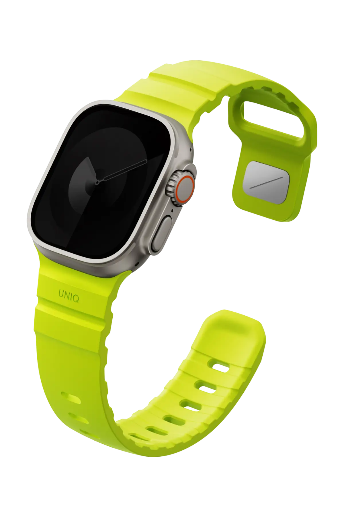 Uniq Apple Watch Ultra 49mm Alton Silikon Kordon - Açık Yeşil