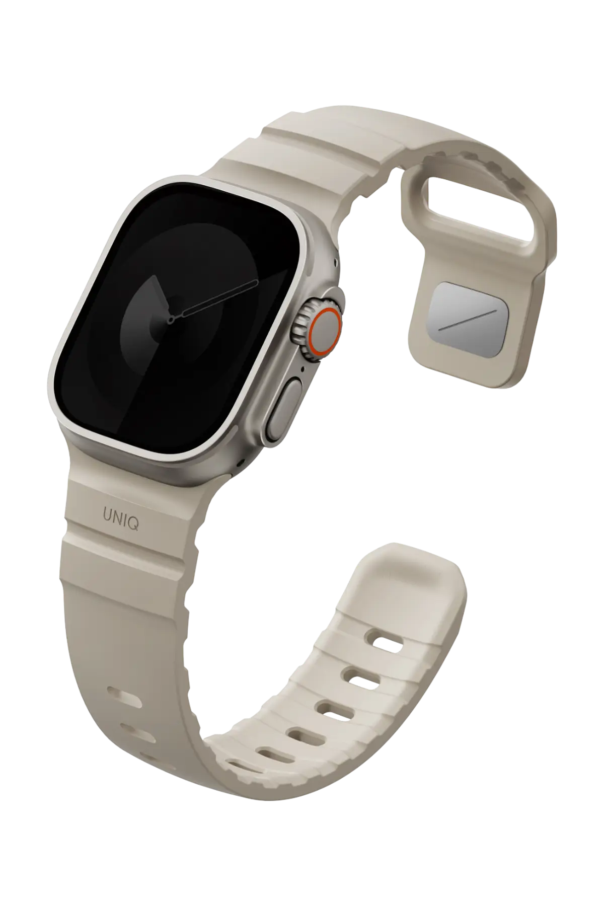 Uniq Apple Watch Ultra 49mm Alton Silikon Kordon - Bej