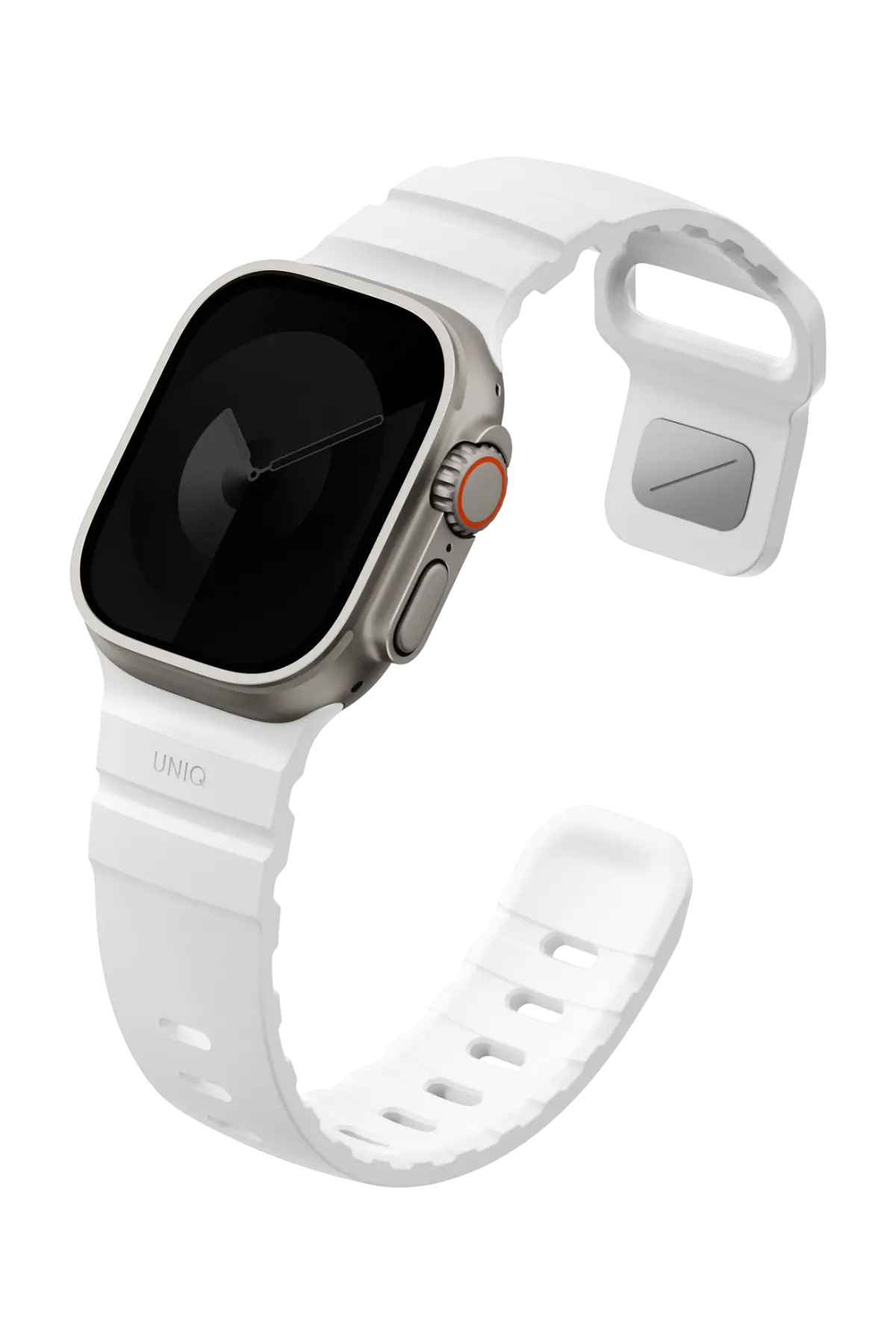 Uniq Apple Watch Ultra 49mm Alton Silikon Kordon - Beyaz