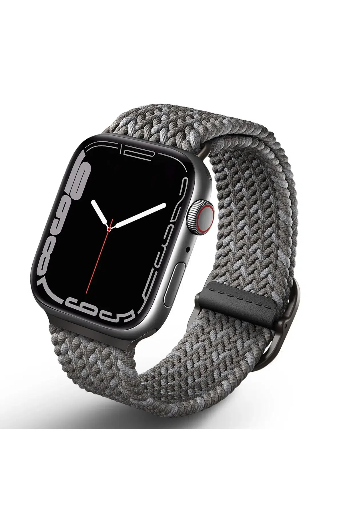 Uniq Apple Watch Ultra 49mm Aspen Designer Örgülü Kordon - Gri