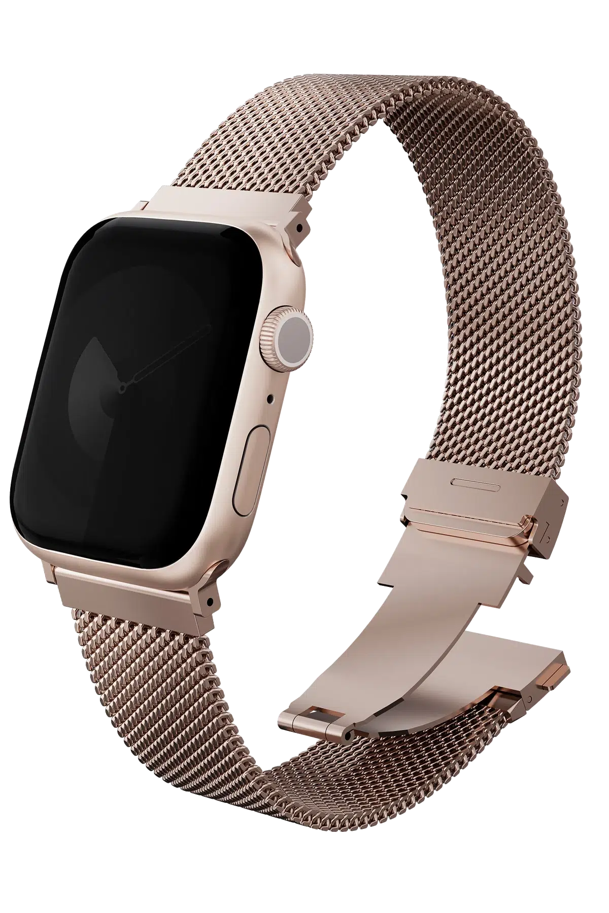 Uniq Apple Watch Ultra 49mm Dante Pro Çelik Örgü Kordon - Rose