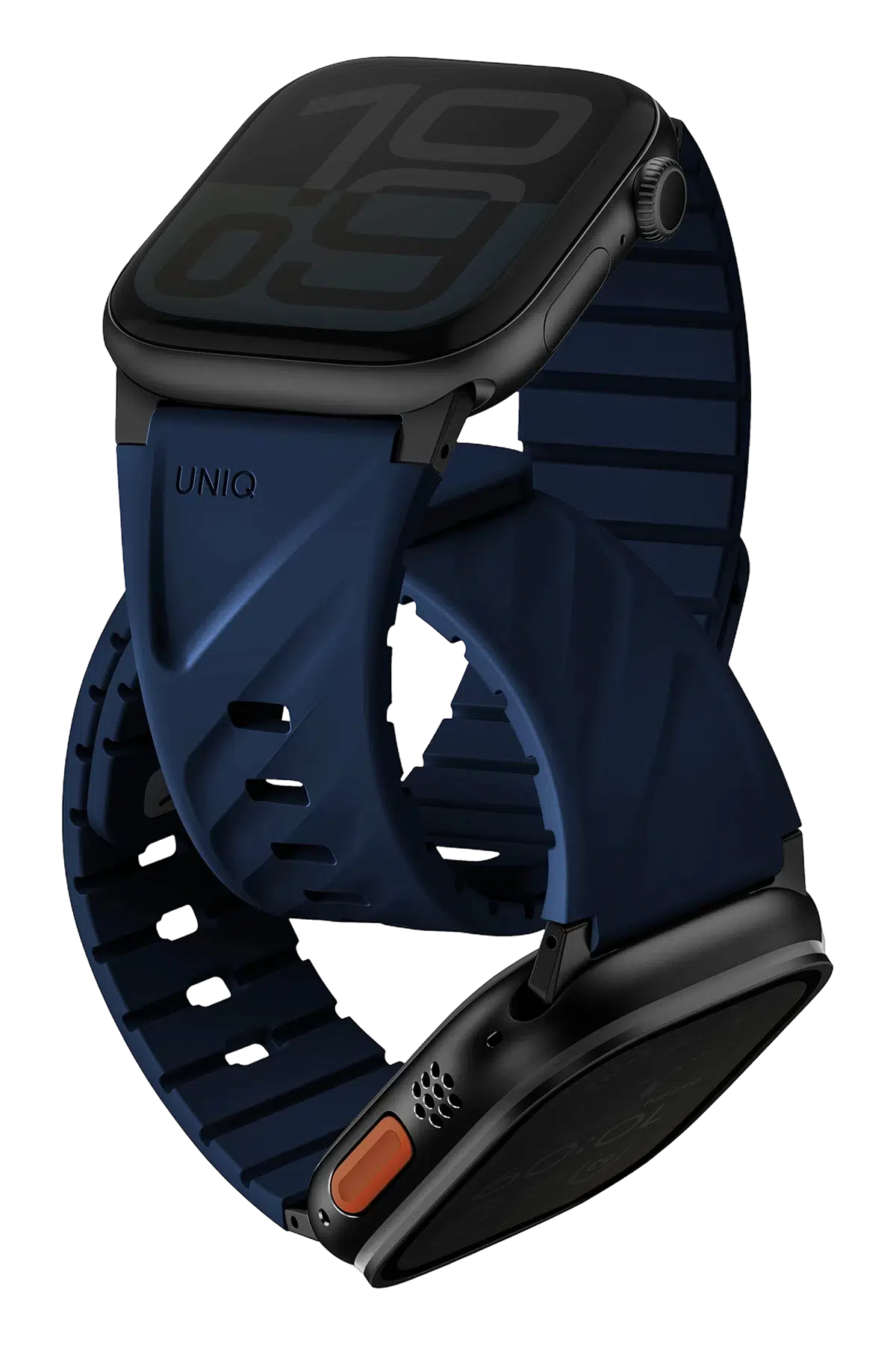 Uniq Apple Watch Ultra 49mm Fluo Manyetik Kordon - Mavi