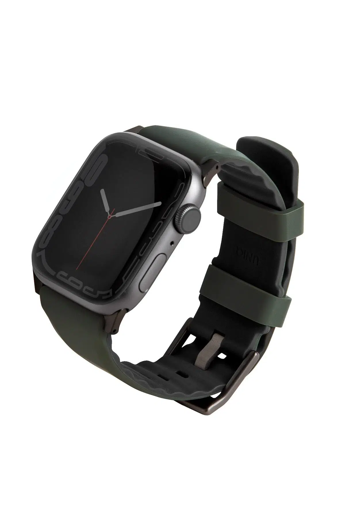 Uniq Apple Watch Ultra 49mm Linus Airosoft Silikon Kordon - Koyu Yeşil
