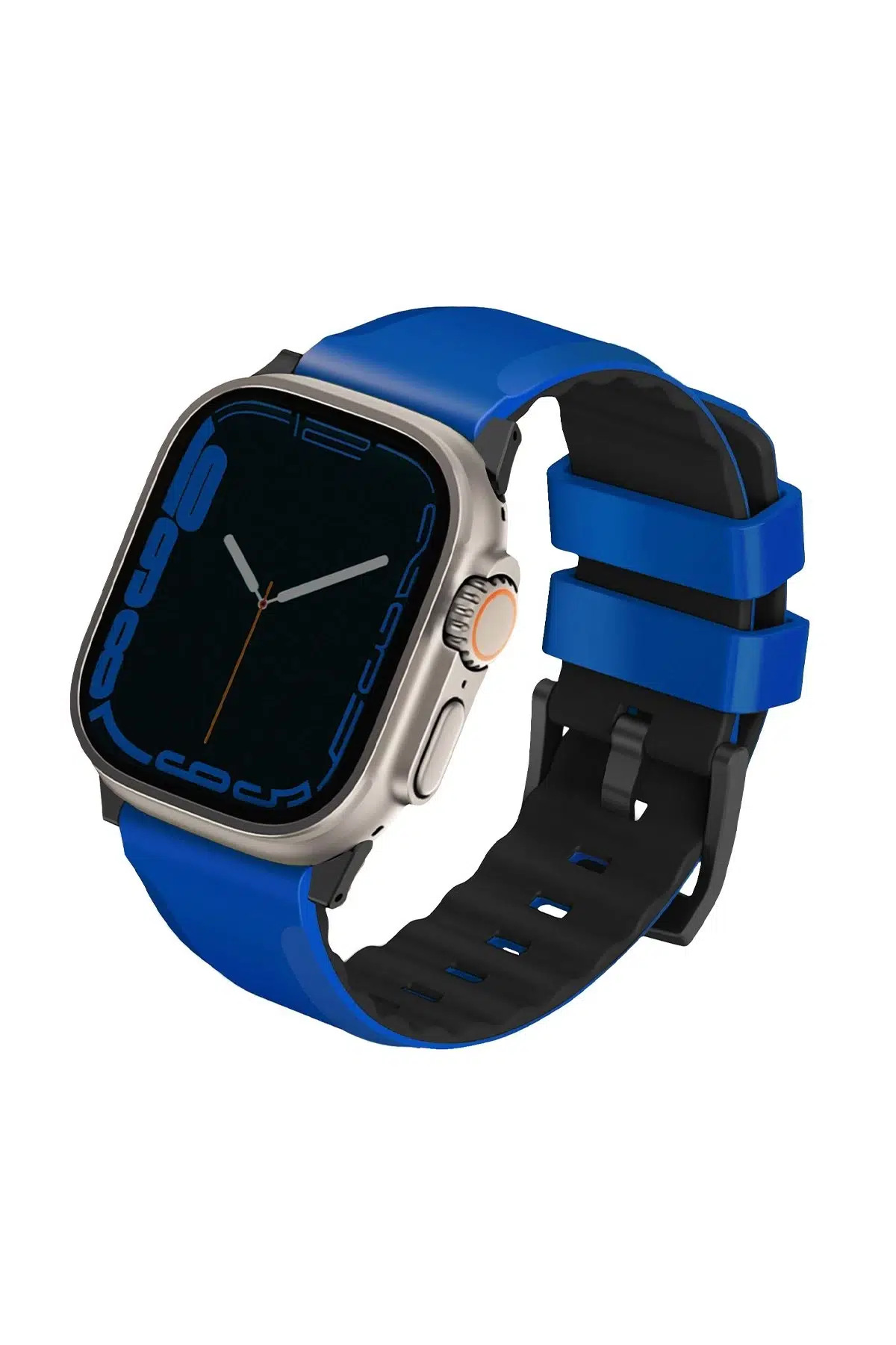 Uniq Apple Watch Ultra 49mm Linus Airosoft Silikon Kordon - Mavi