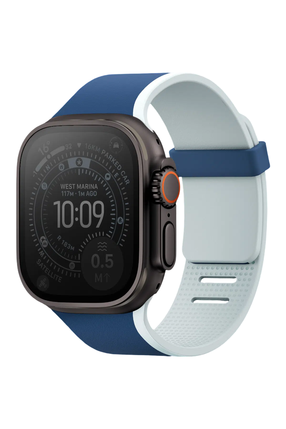 Uniq Apple Watch Ultra 49mm Revix IV Reversible Manyetik Kordon - Lacivert