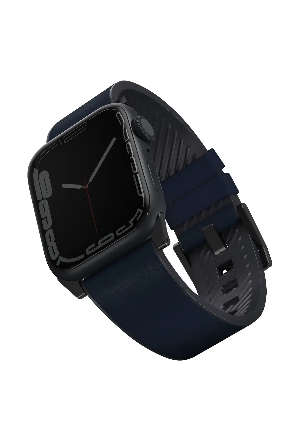 Uniq Apple Watch Ultra 49mm Straden Su Geçirmez Deri Kordon - Mavi