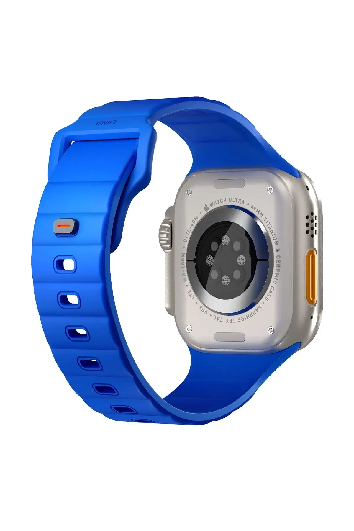 Uniq Apple Watch Ultra 49mm Stride FKM Silikon Kordon - Mavi