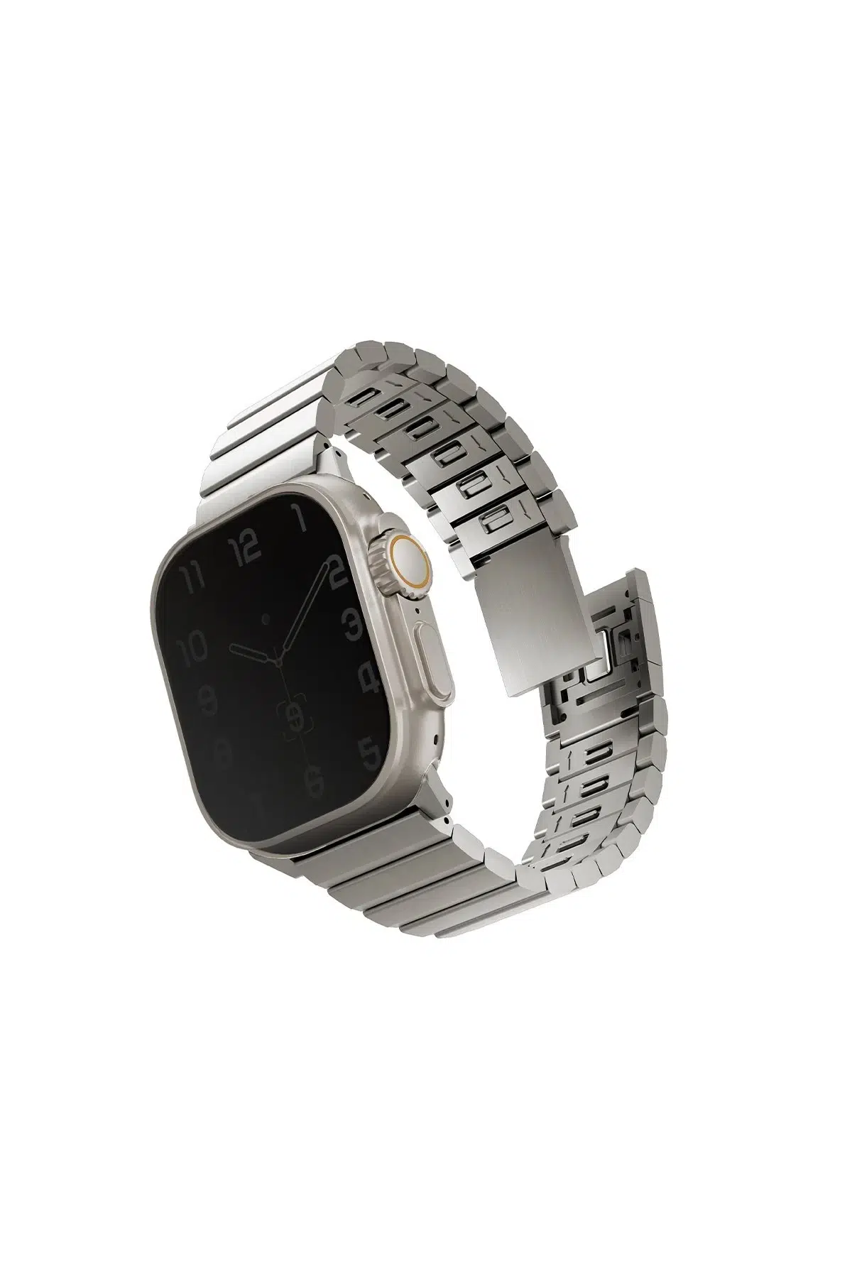 Uniq Apple Watch Ultra 49mm Strova Mag Çelik Kordon - Gümüş