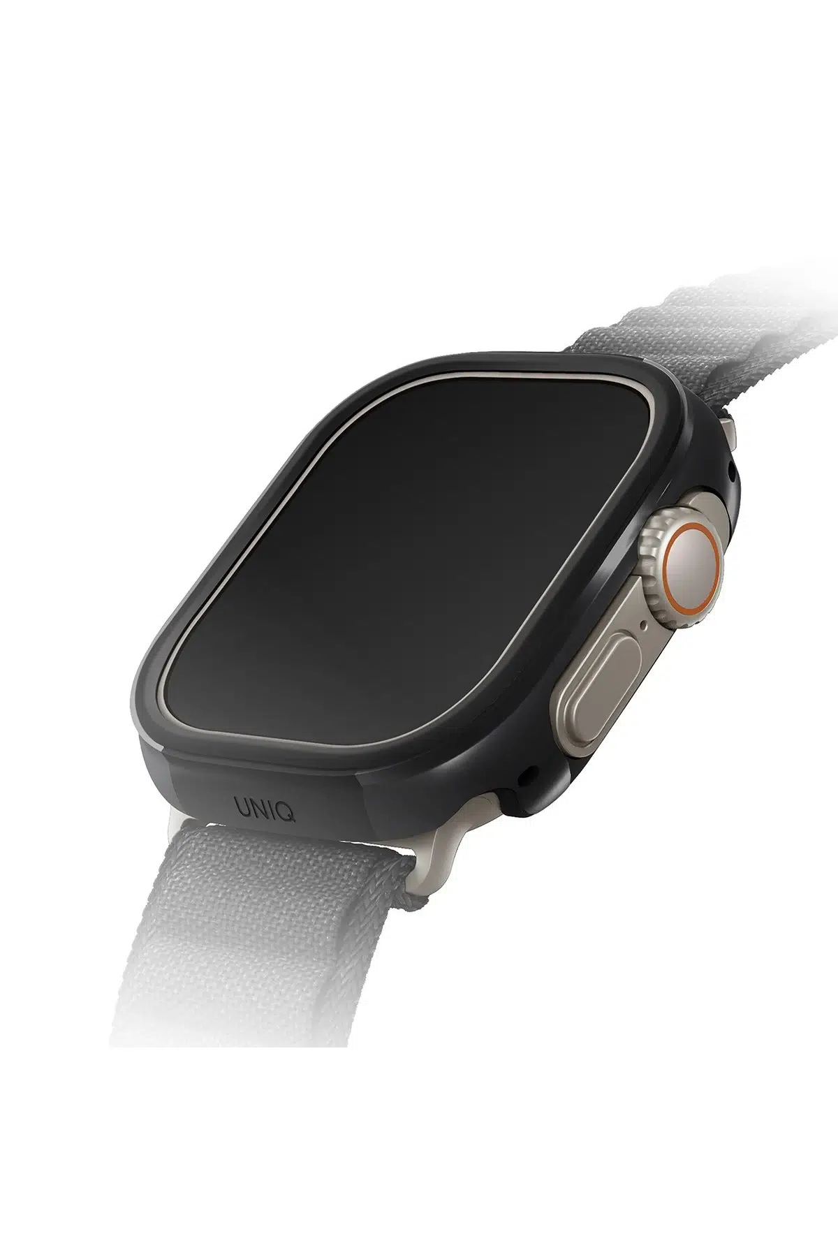 Uniq Apple Watch Ultra 49mm Valencia Saat Kasa Koruyucu - Siyah