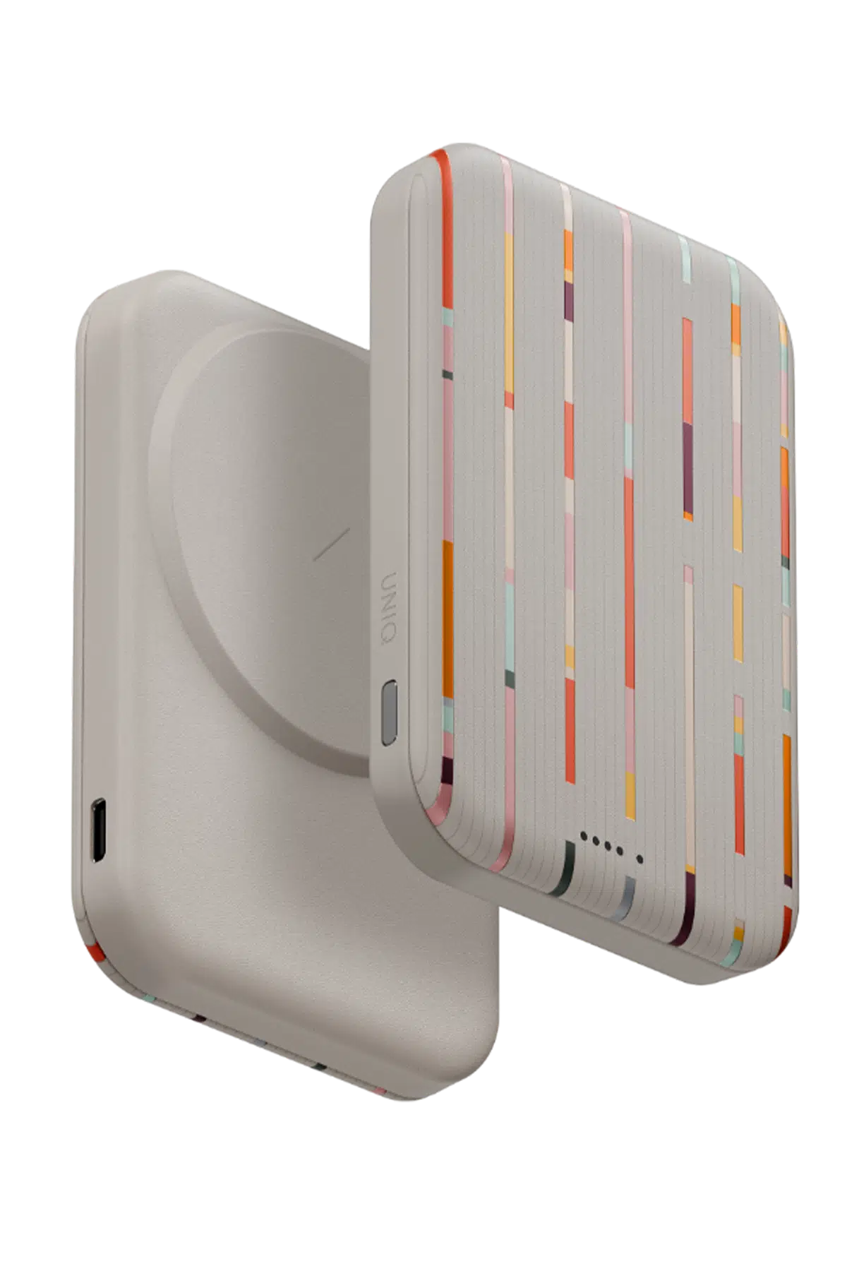 Uniq Lyden Lexa 5.000mAh Manyetik PD Kablosuz Type-C Powerbank - Beyaz