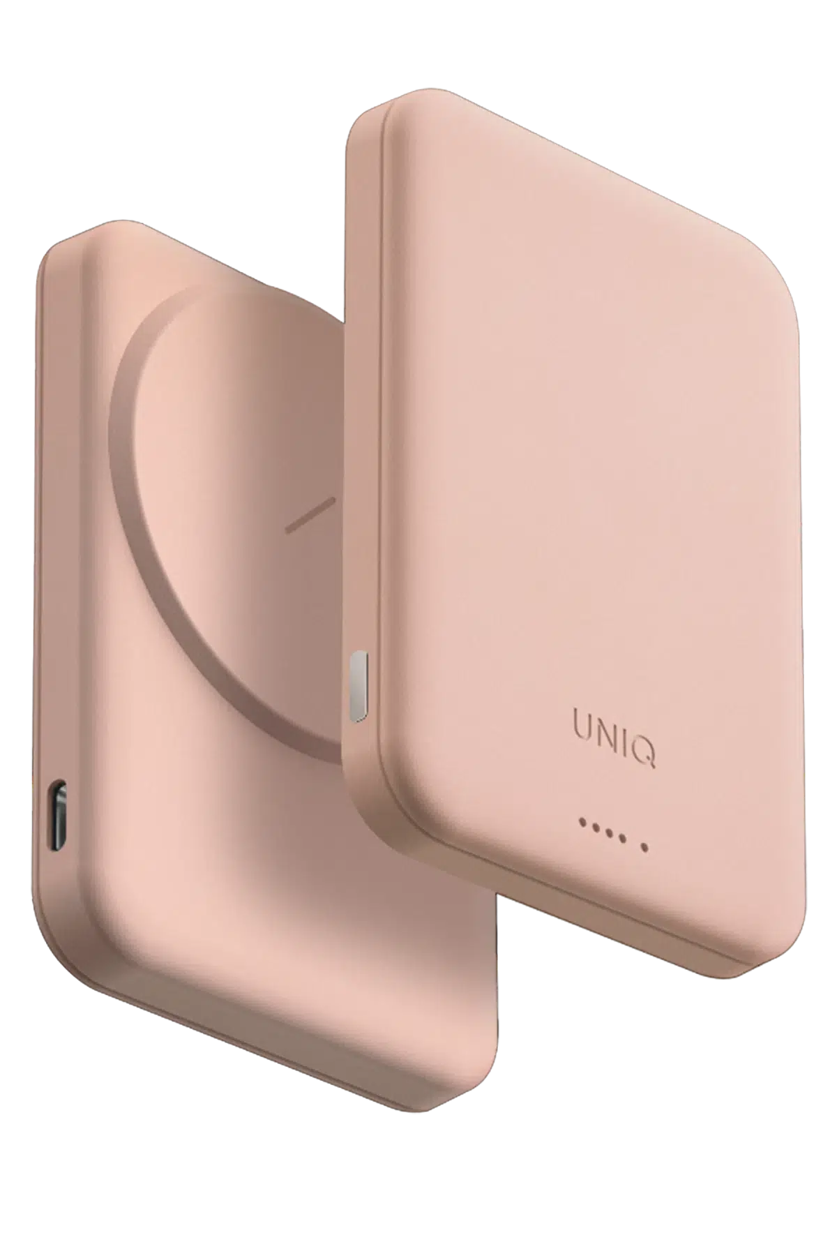 Uniq Lyden Lexa 5.000mAh Manyetik PD Kablosuz Type-C Powerbank - Pembe