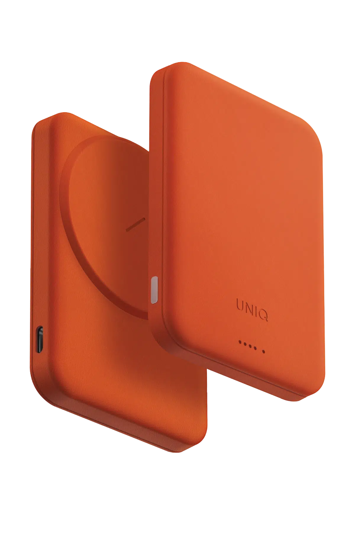 Uniq Lyden Lexa 5.000mAh Manyetik PD Kablosuz Type-C Powerbank - Turuncu
