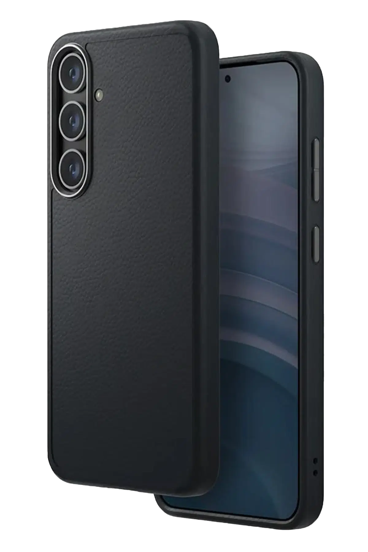 Uniq Samsung Galaxy S24 Plus Stexa Deri Kapak - Siyah