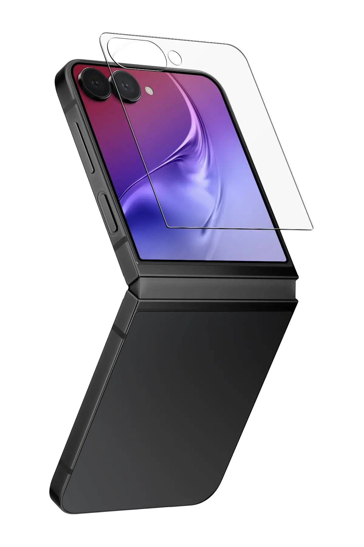 Uniq Samsung Galaxy Z Flip 7 Optix Clear Cam Ekran Koruyucu - Şeffaf